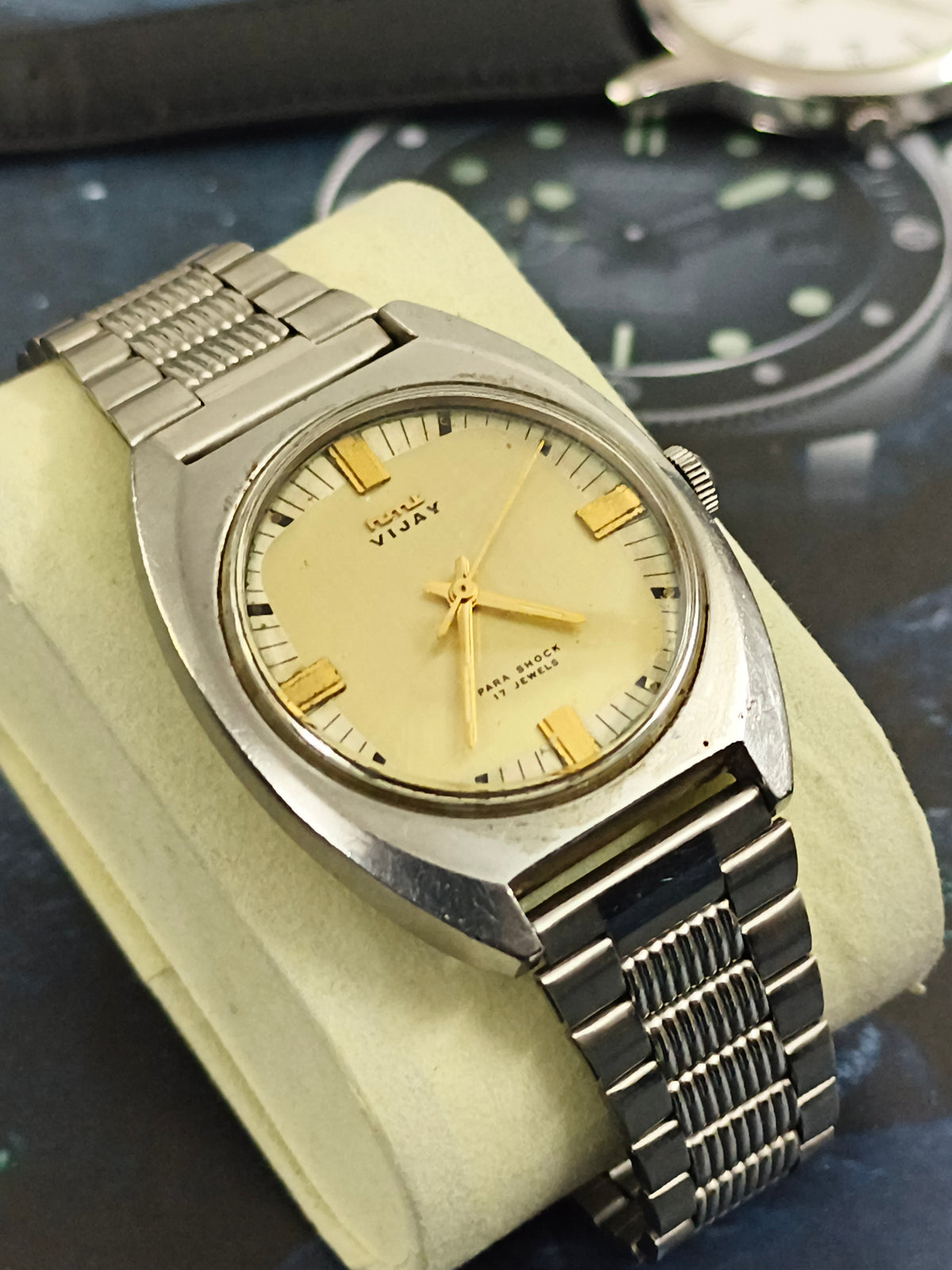 HMT Vijay Mechanical Vintage Watch Dual-tone Version