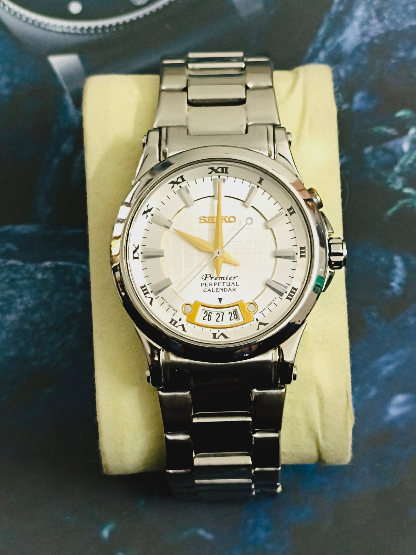 Seiko Premier Perpetual Calendar Watch, SNQ Series, Neo-Vintage