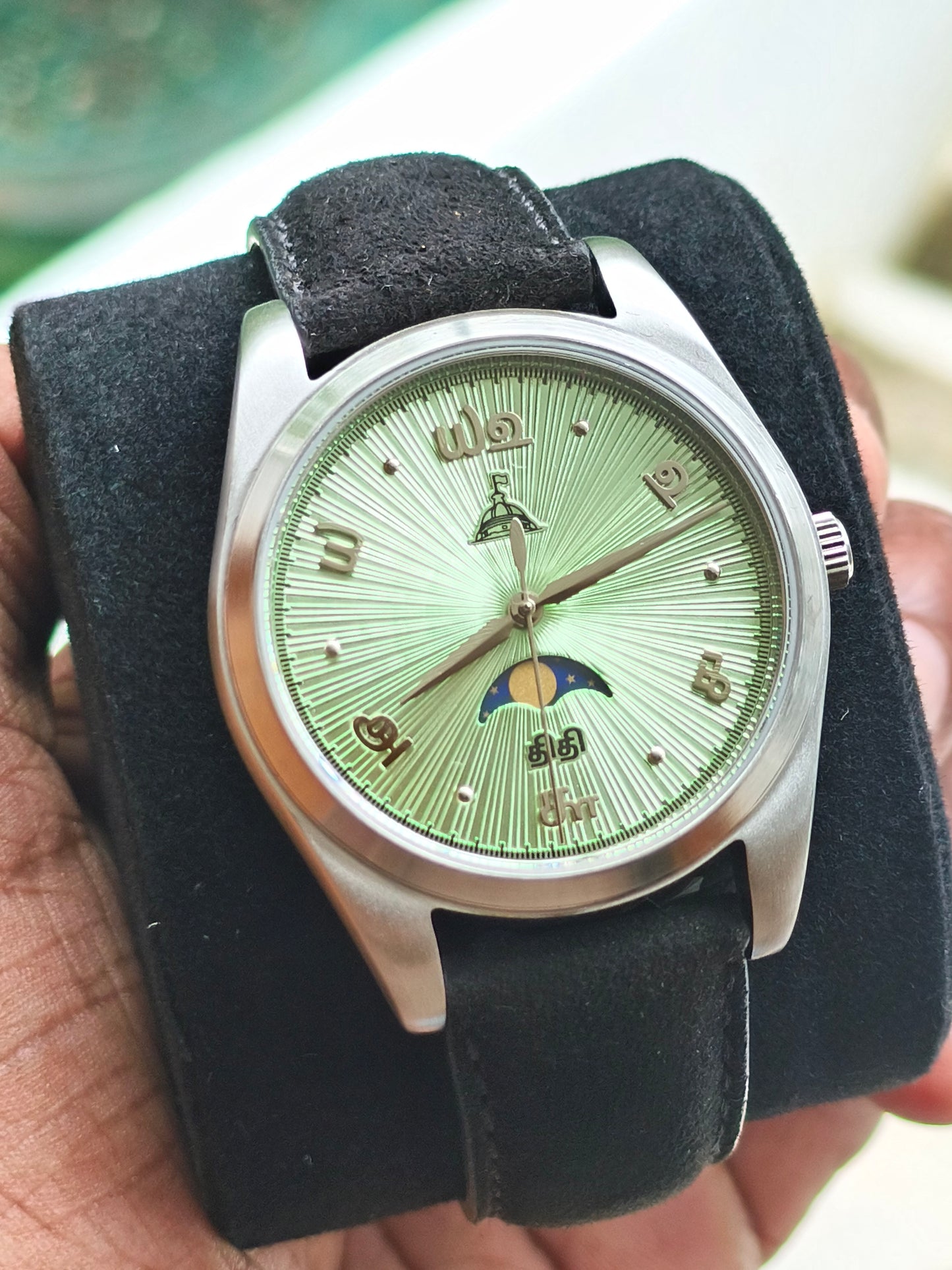 DWC Tithi Tamil Green Dial Watch
