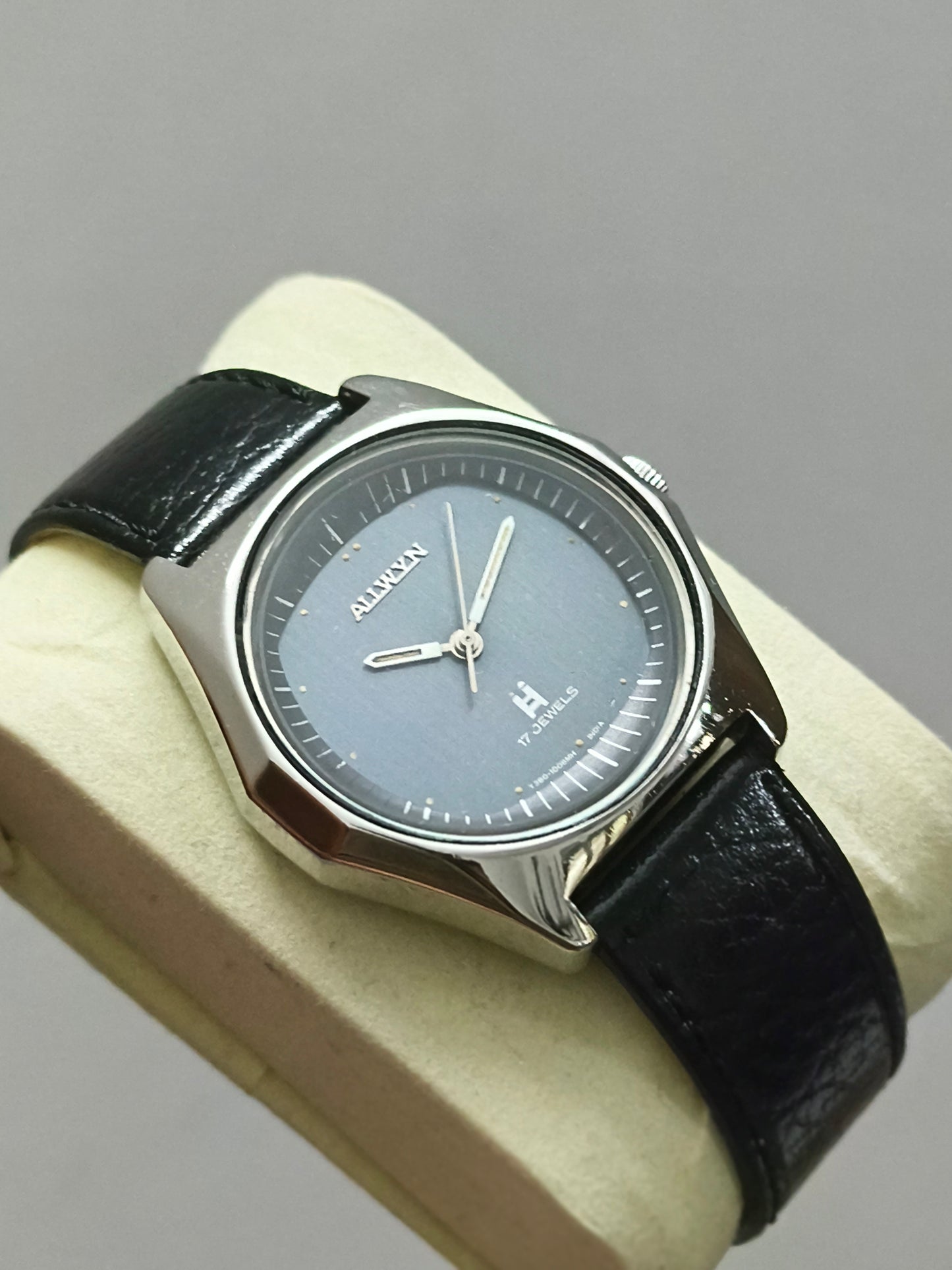 Allwyn Hand-wound Watch with Blue Denim Dial