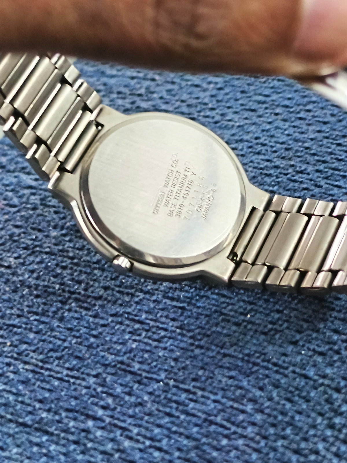 Citizen Attesa Titanium Quartz Watch with a Cream Dial