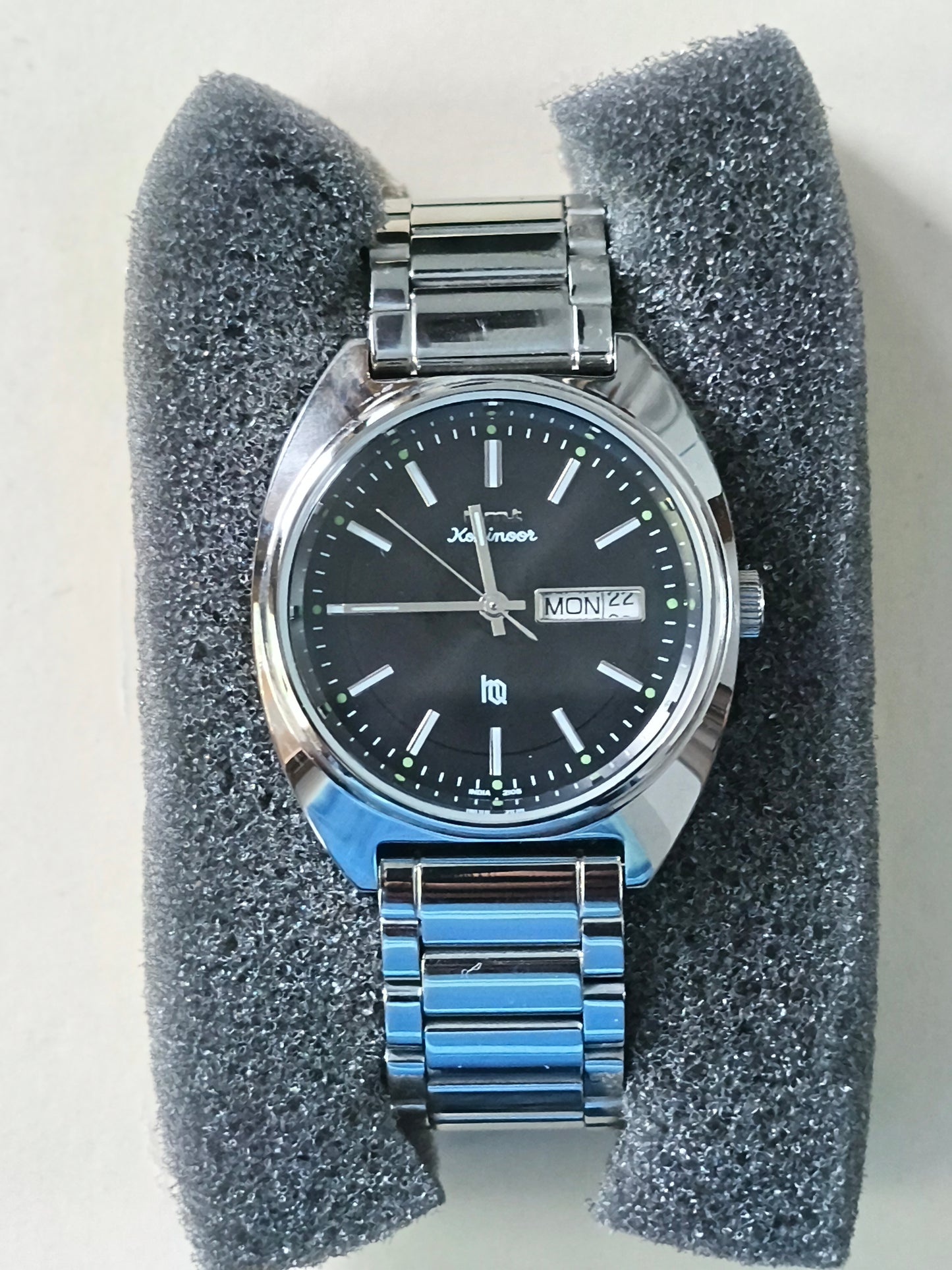 HMT Kohinoor Quartz HQ Watch with Black Dial