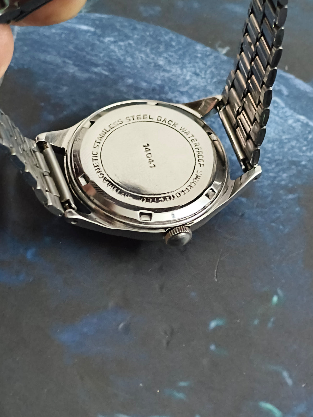 HMT Janata Hand-wound Vintage Watch a White Dial and Art Deco Numerals