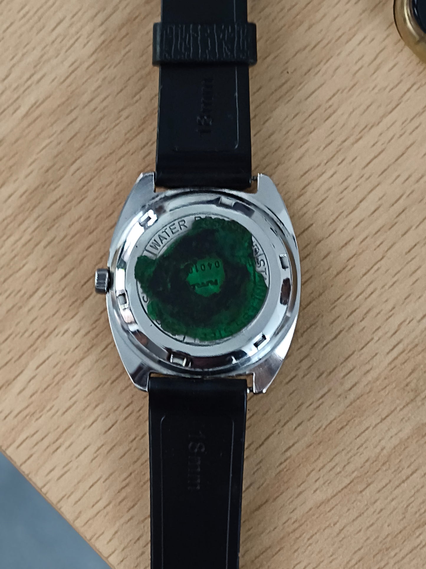 HMT Kohinoor Mechanical Hand-wound Watch with a Black Dial
