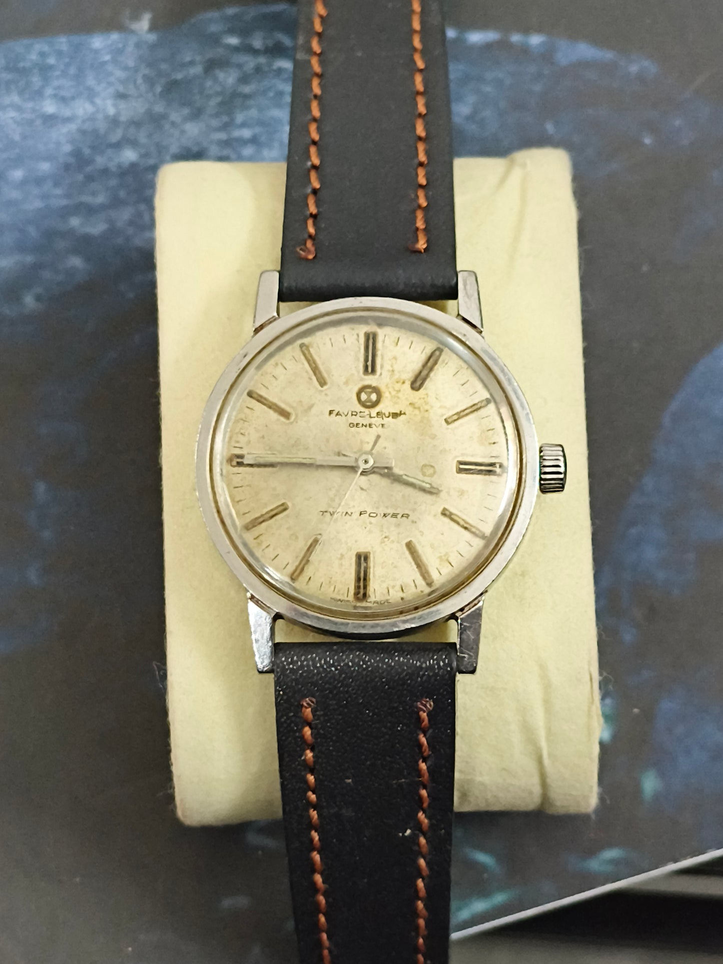 Favre Leuba Twin Power Vintage Mechanical Watch