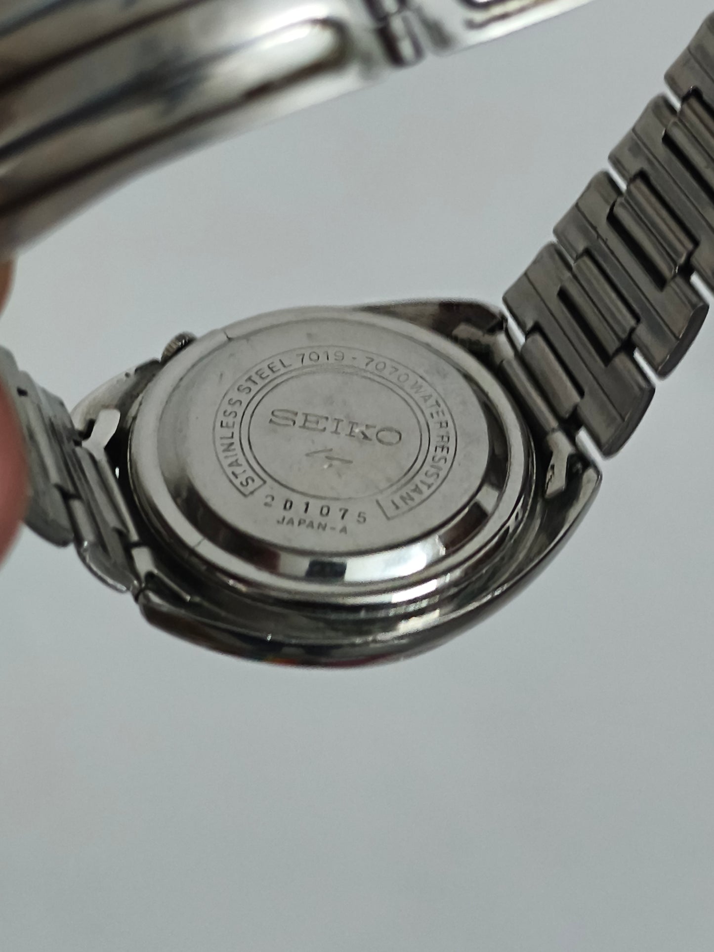 Seiko 5 Actus Vintage Watch with Grey Sun-burst Dial