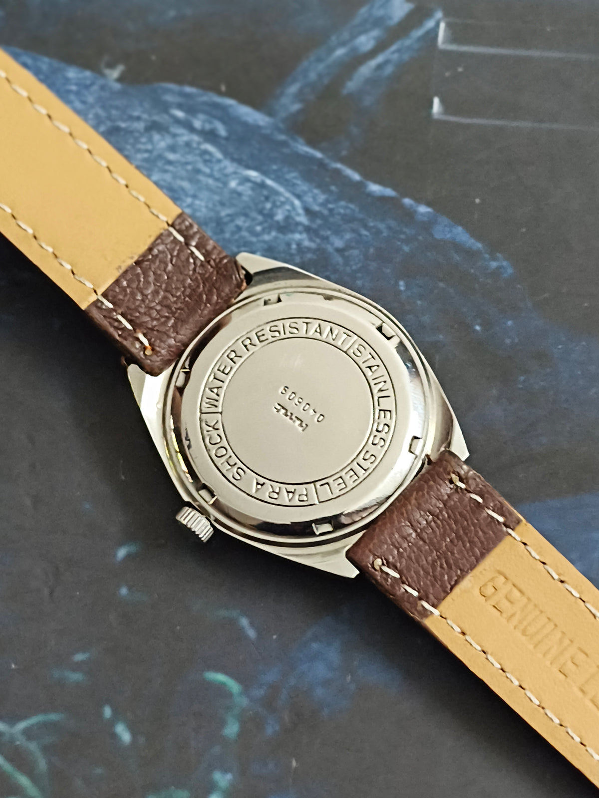 HMT Shreyas Hand-wound Vintage Watch with a Grey Dial