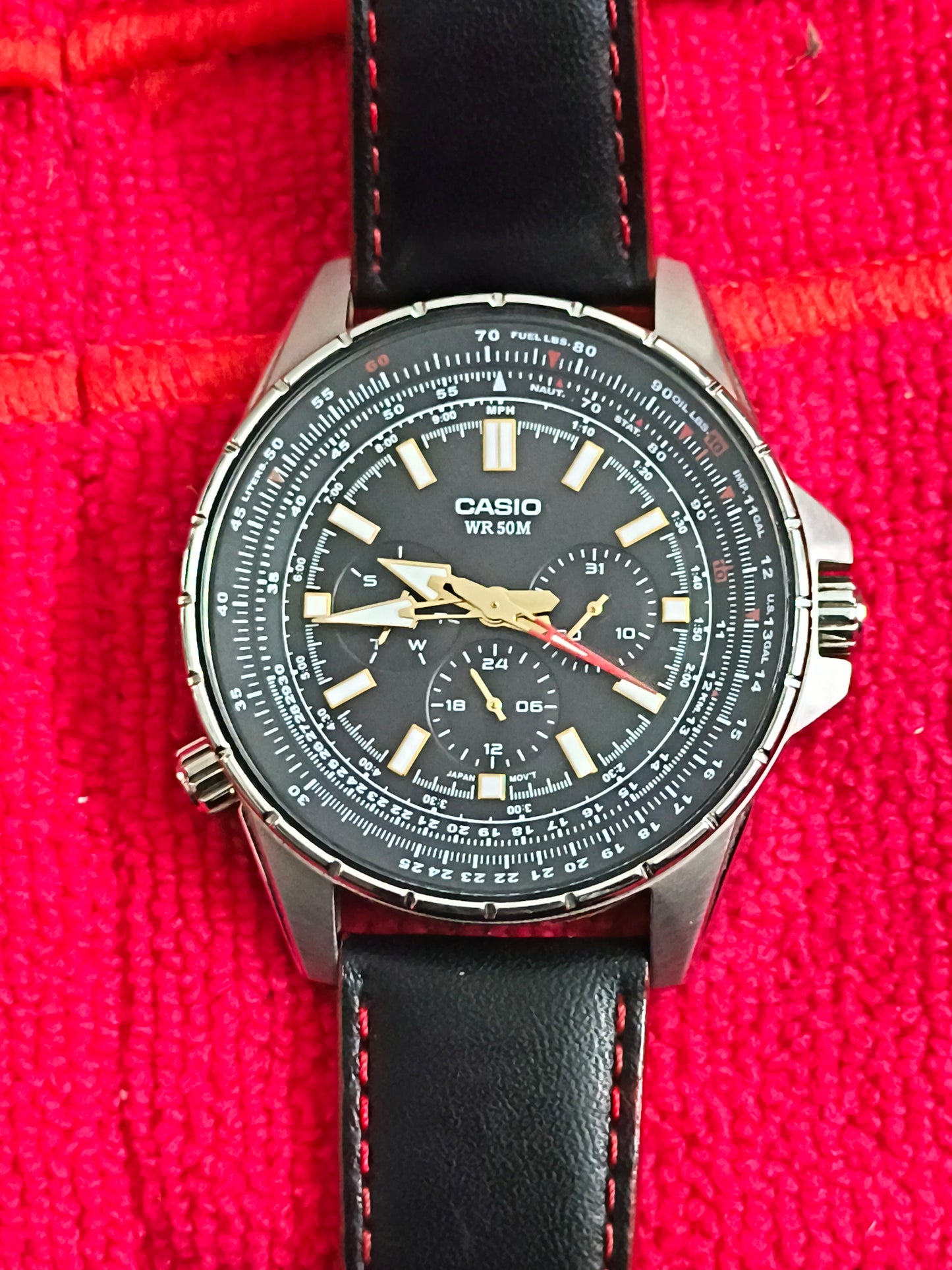Casio Enticer MTP-SW320L-1AVDF “ Navitimer Tribute”