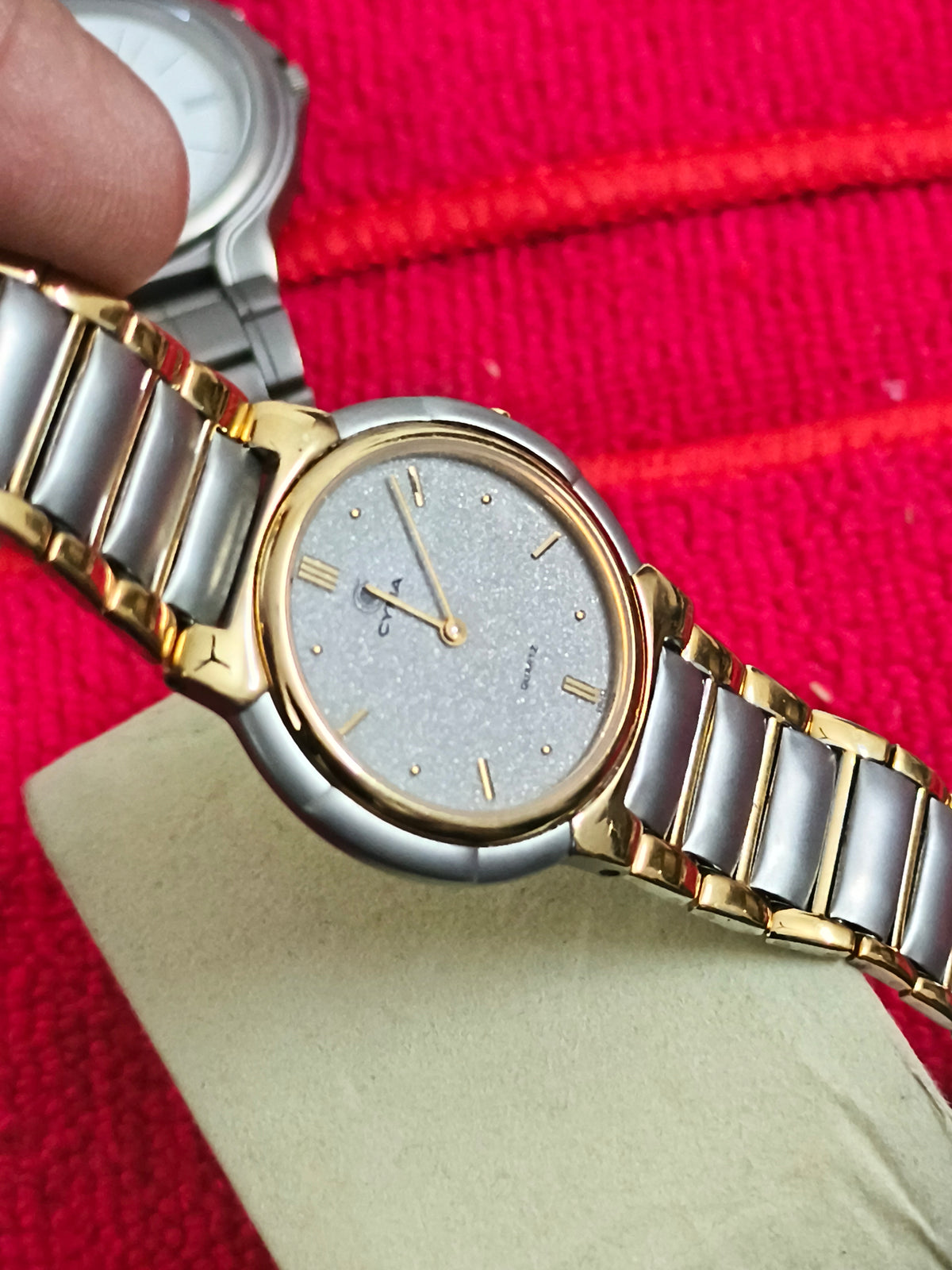 CYMA Swiss Dual Tone Quartz Day Date Unisex Watch