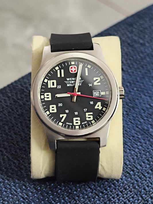 Wenger Avenue Sport Swiss Military Watch 42mm with a Black Dial