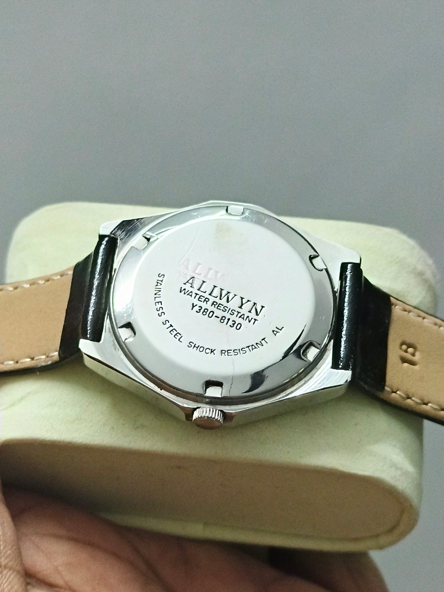 Allwyn Hand-wound Watch with Blue Denim Dial