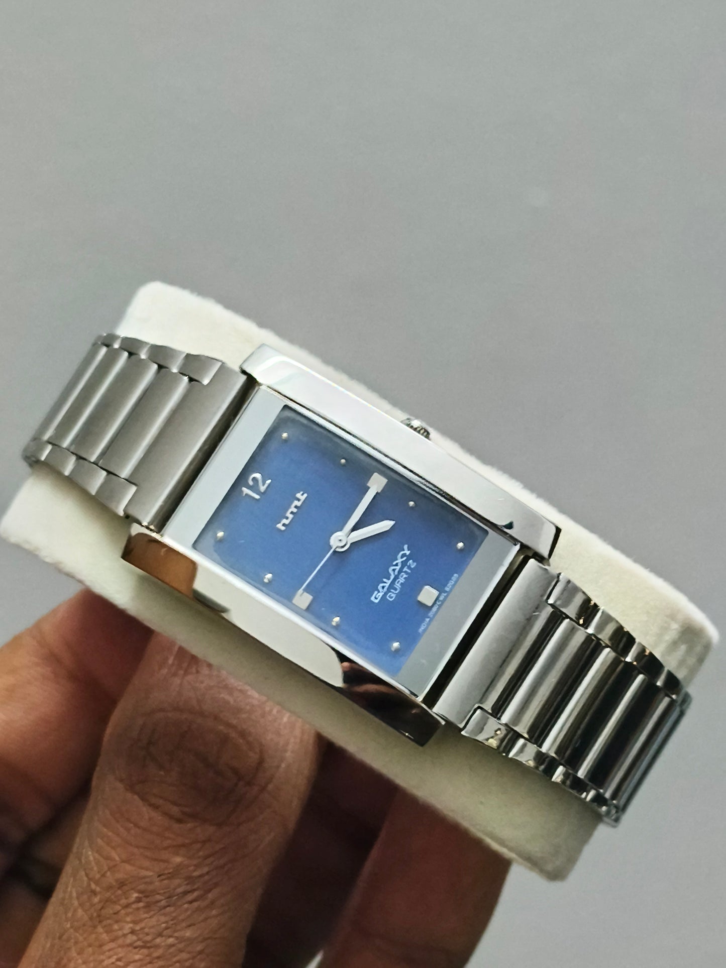 HMT Galaxy Tank Pegasus Quartz Watch with Blue Dial
