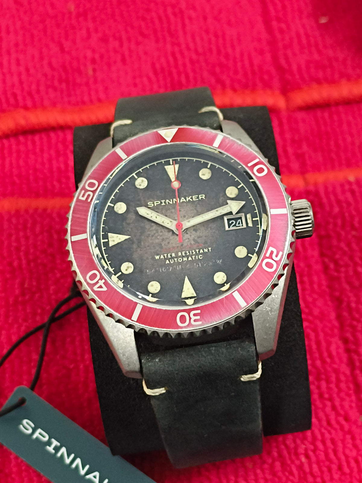 Spinnaker Wreck Automatic Diving Watch with a Distressed Finish