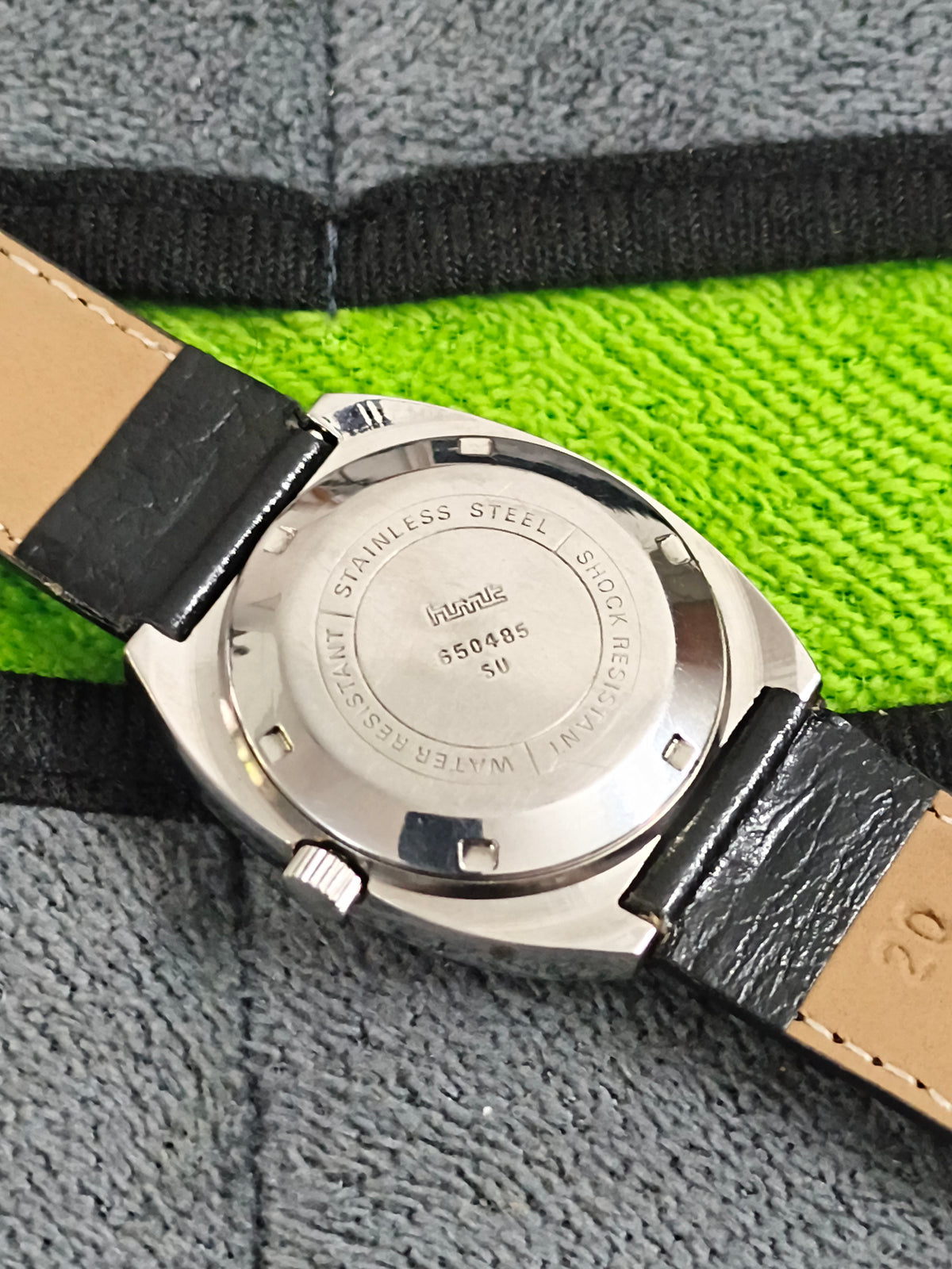 HMT Aravind Automatic Vintage Watch with a White Dial