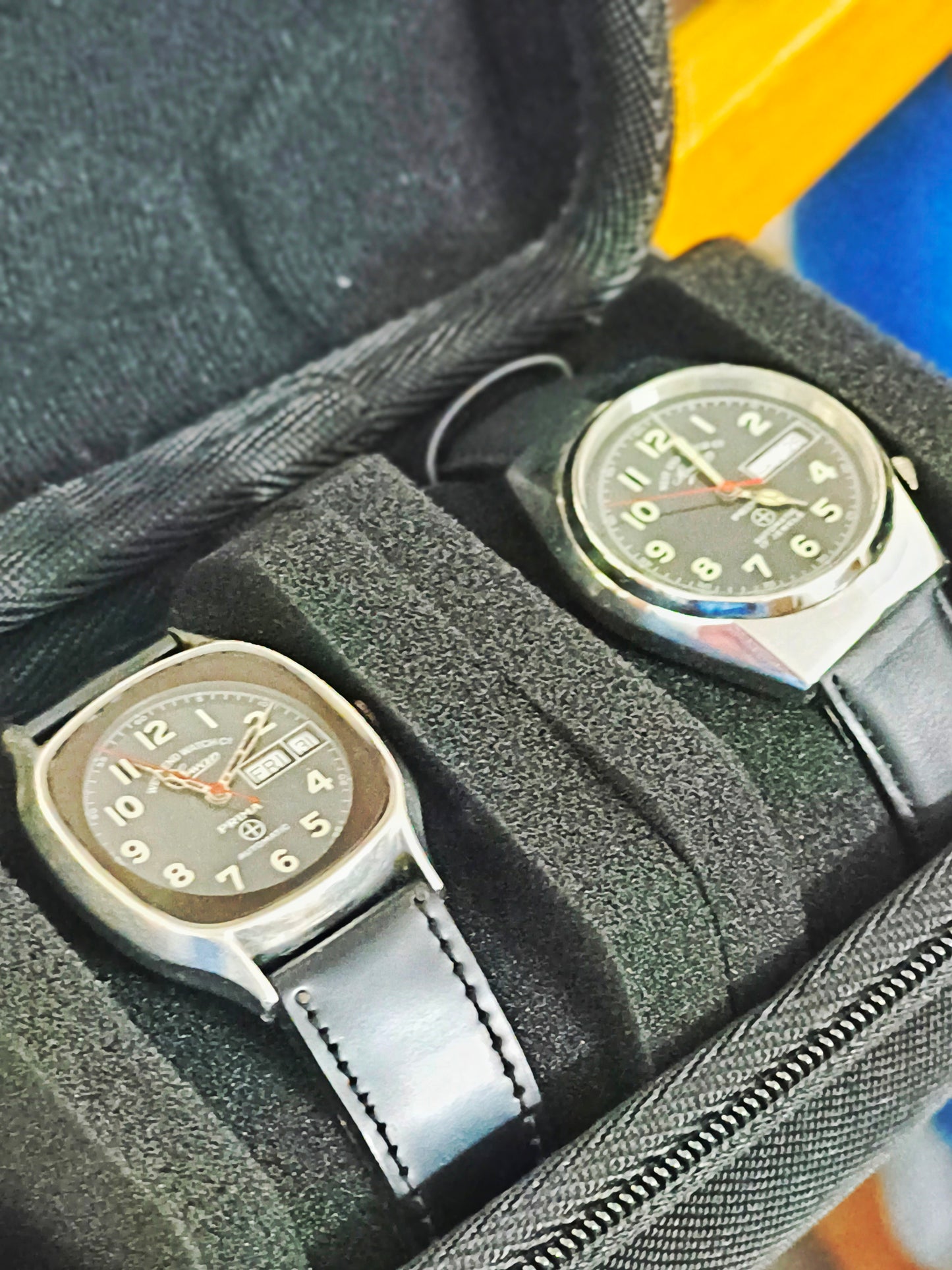 West End Watch Collector’s Set with Two Vintage Automatic Timepieces