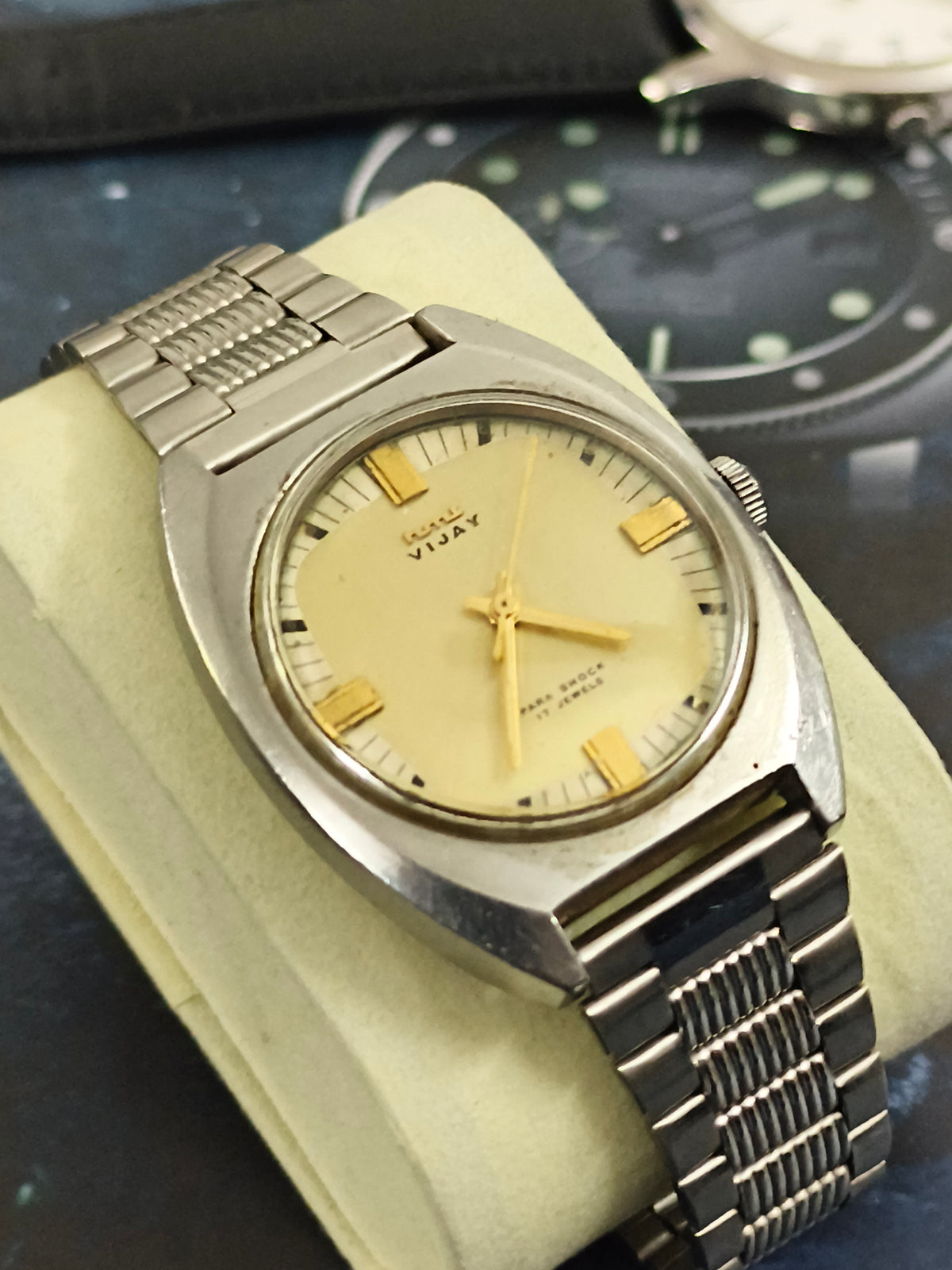 HMT Vijay Mechanical Vintage Watch Dual-tone Version