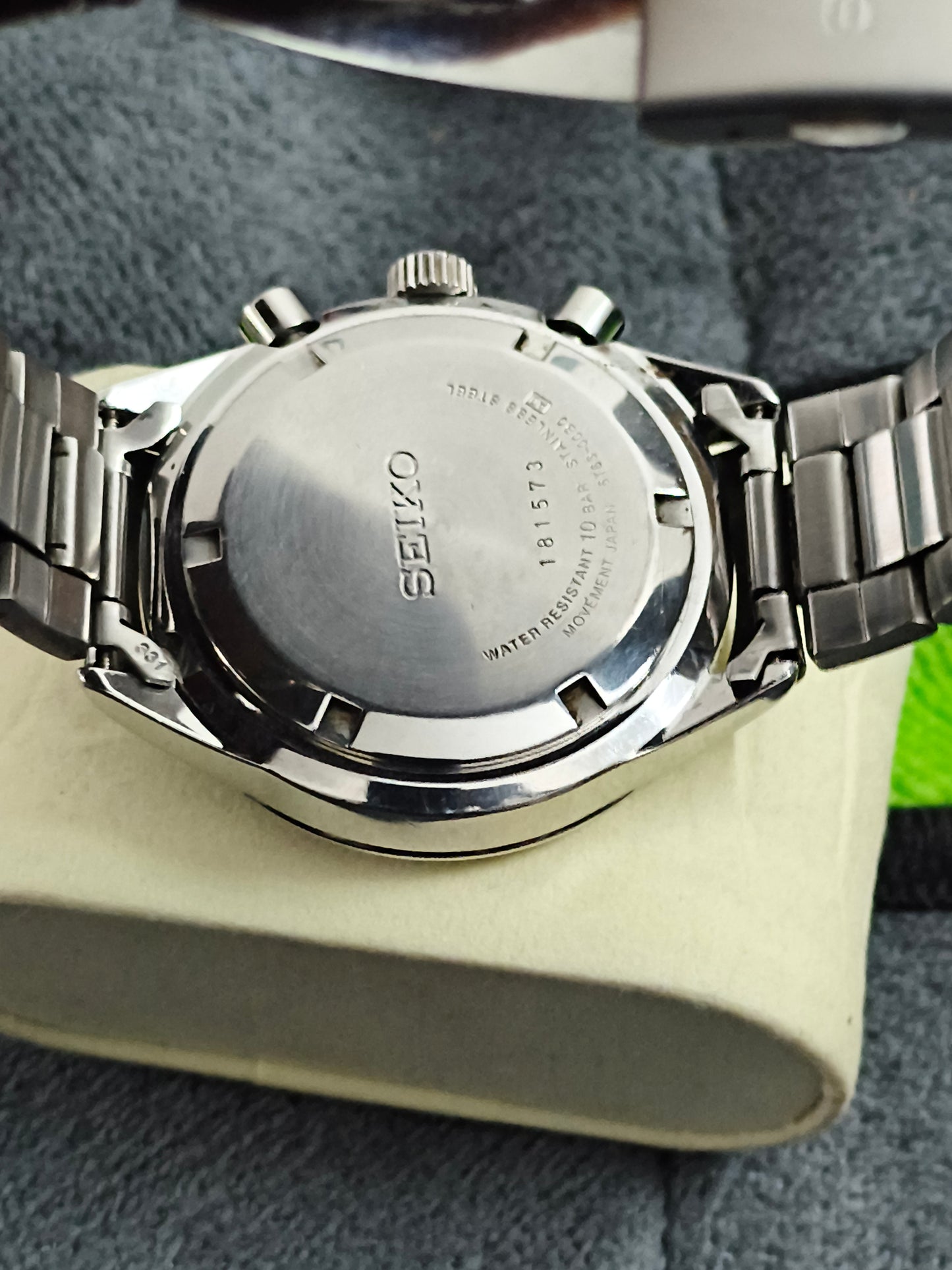Seiko SSB035P1 Quartz Chronograph with a White Dial
