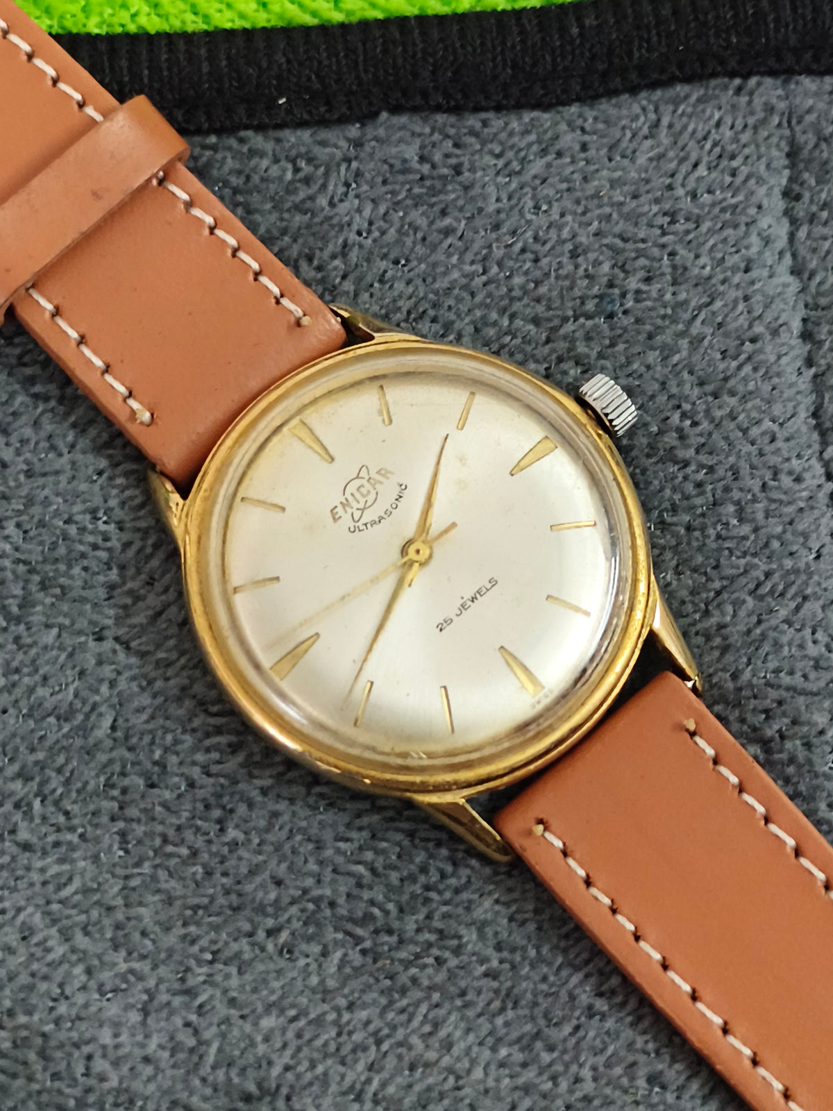 Enicar Vintage Ultrasonic Manual Winding Watch