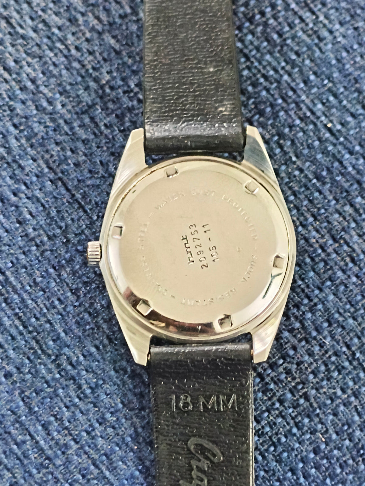 HMT Janata Hand-wound Vintage Watch with a Notebook Dial featuring जनता text