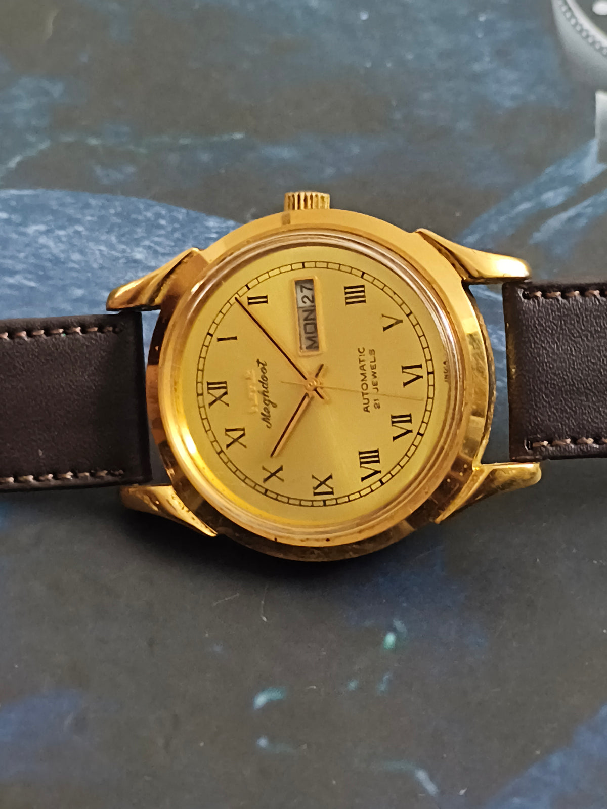 HMT Meghdoot Automatic Vintage Day Date Watch
