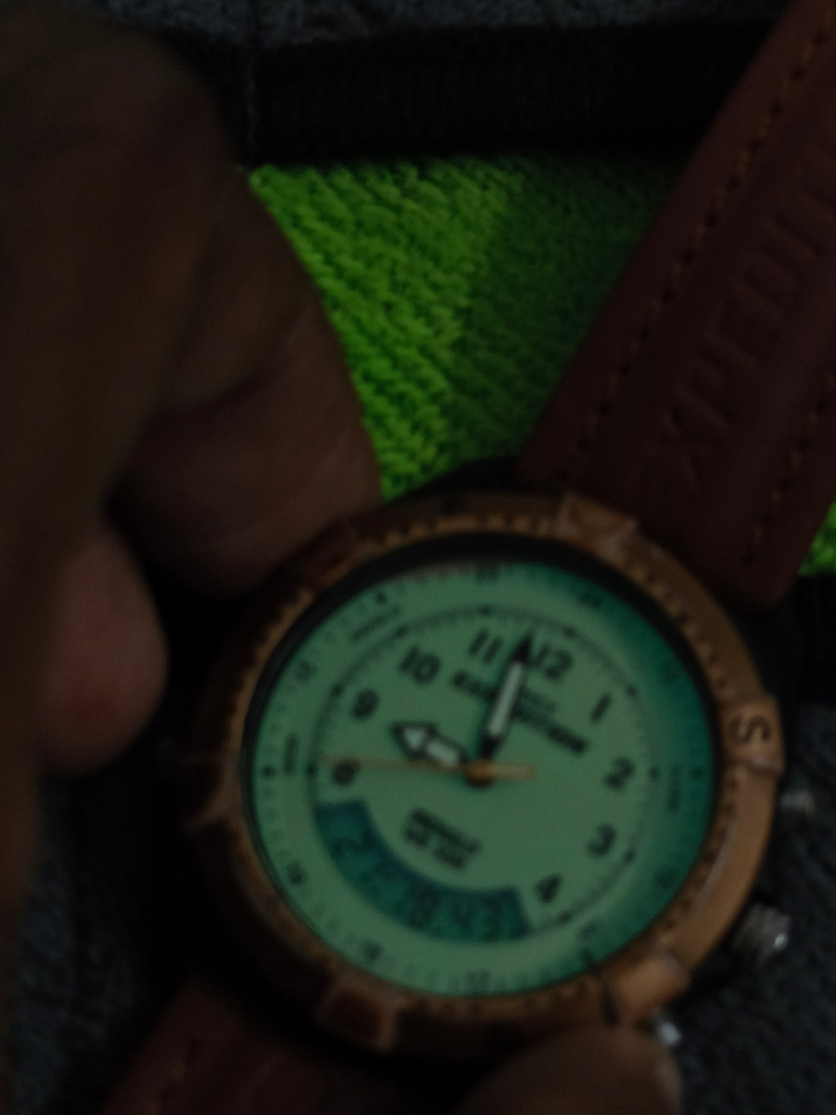 Timex Expedition Quartz Beige Dial Ana-Digi Watch -MF13