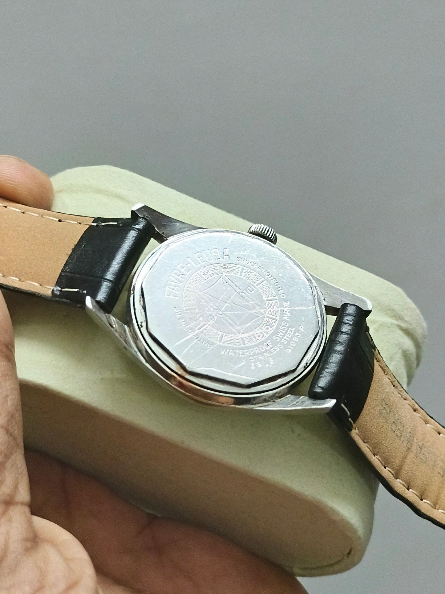 Favre Leuba Vintage Mechanical Sea King Watch 32mm with Silver Dial