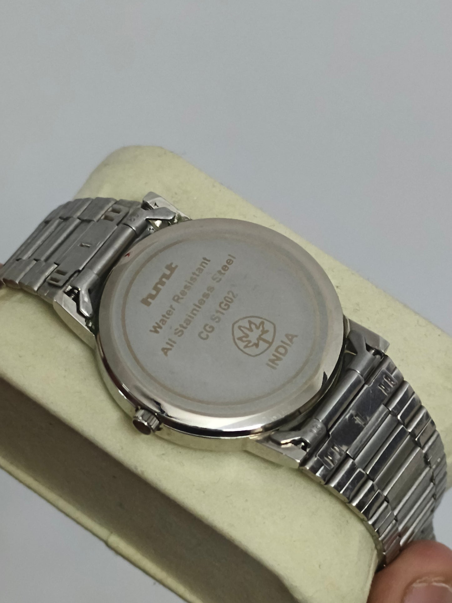 HMT Galaxy Quartz Watch with White Dial