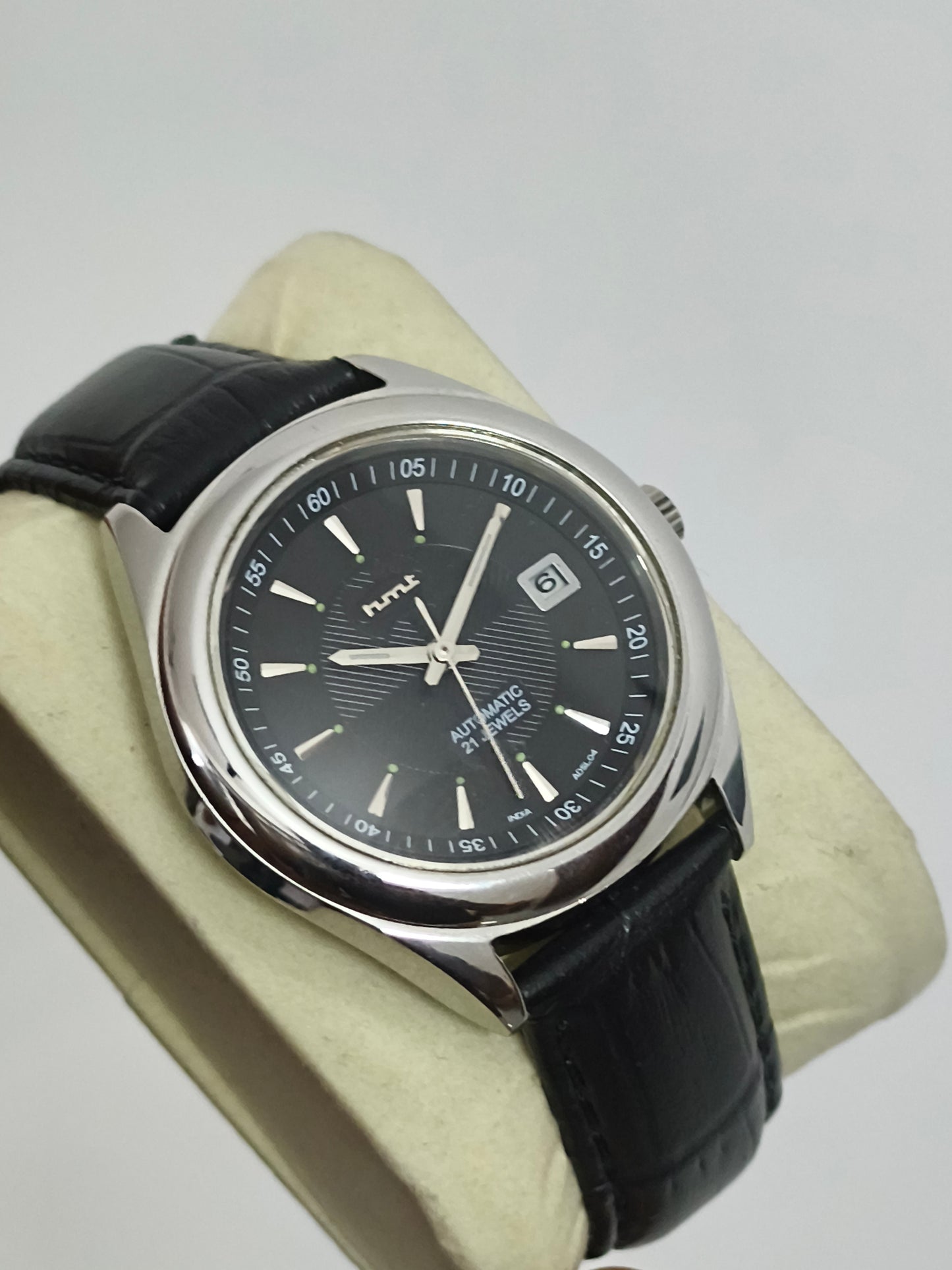 HMT Automatic Date watch with Black Dial