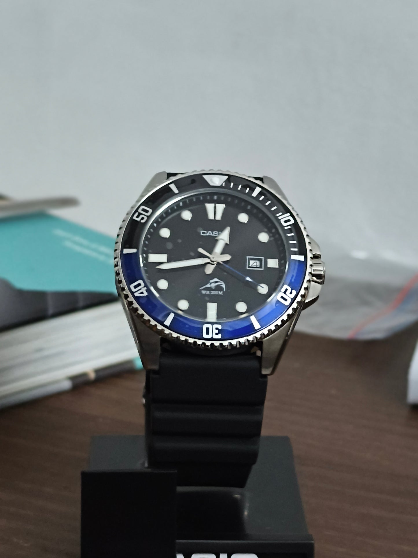 Casio MDV 106 Duro “Marlin” Batman (Black and Blue)