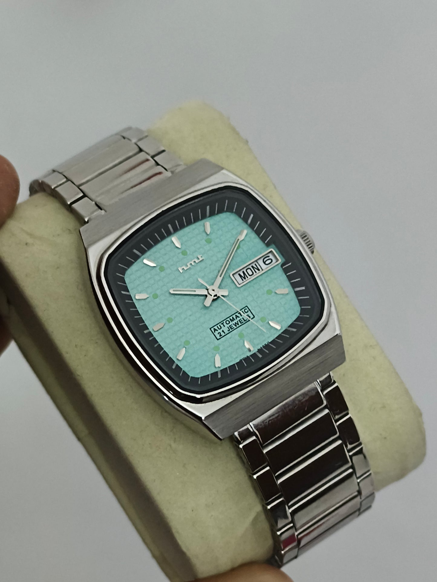 HMT NASS Automatic Watch with Blue Dial