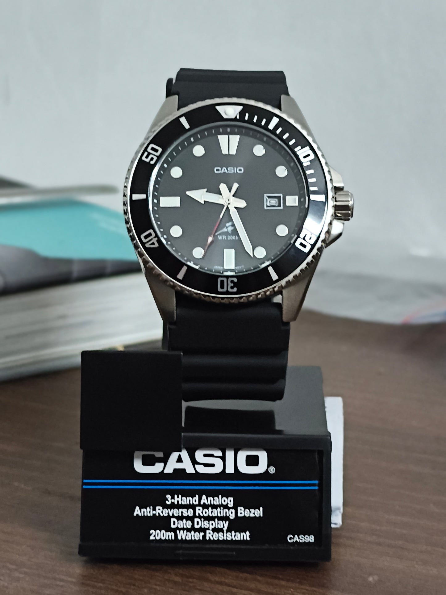 Casio MDV 106 Duro “Marlin” Bill Gates (Classic Black)