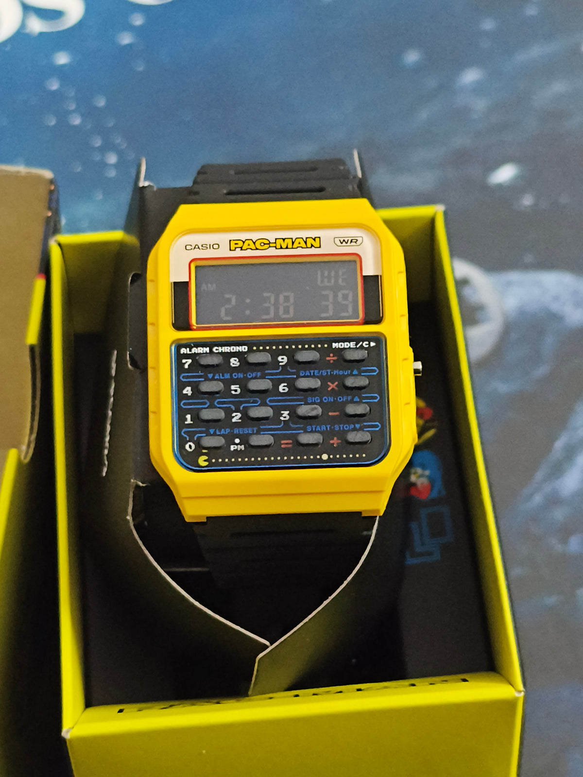 Casio PAC-MAN 45th Anniversary Edition Watch Model CA53WPC-1B