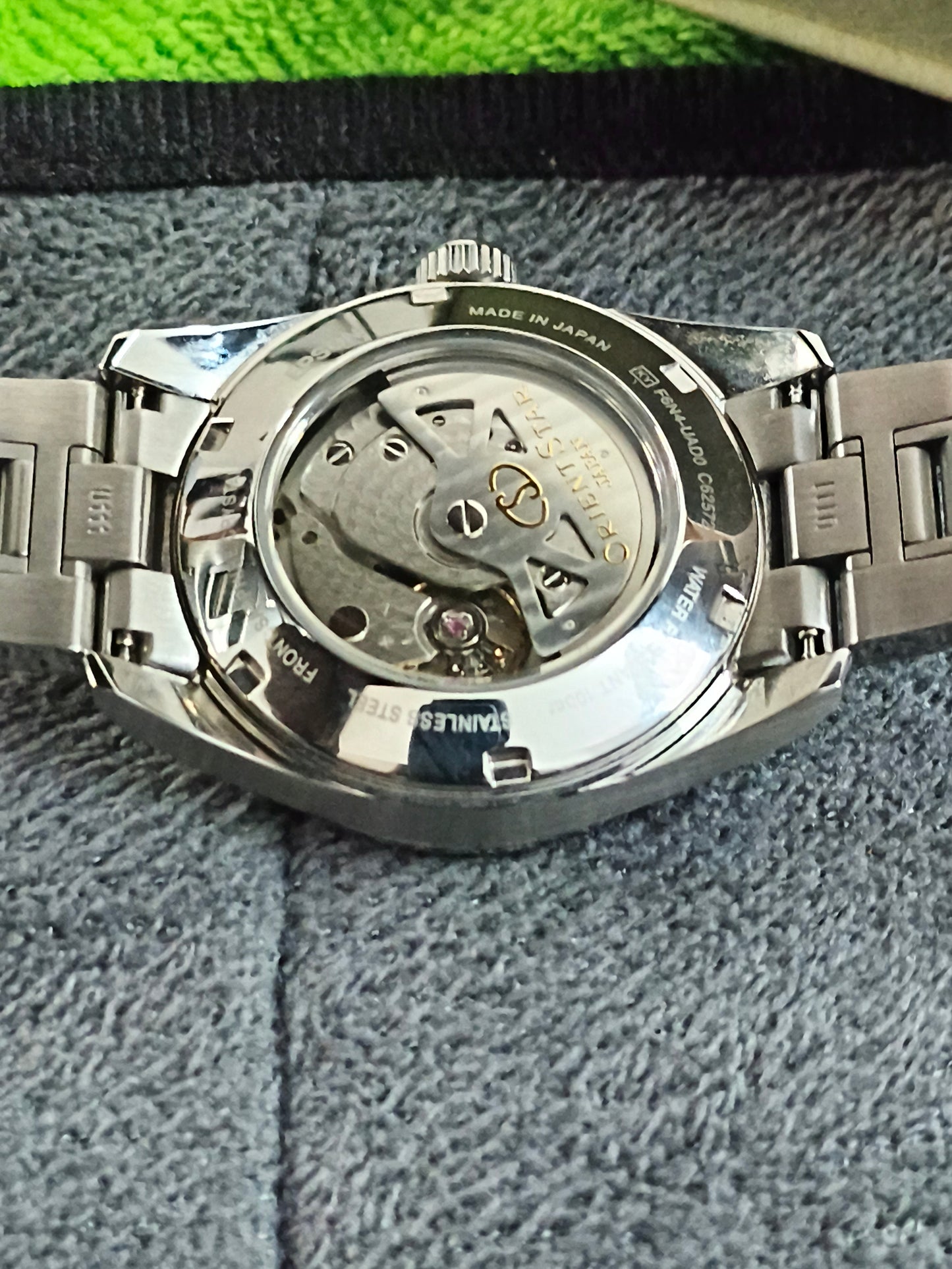 Orient Star Contemporary Date Automatic Watch with an Ice Blue Dial (RE-AU0109L)