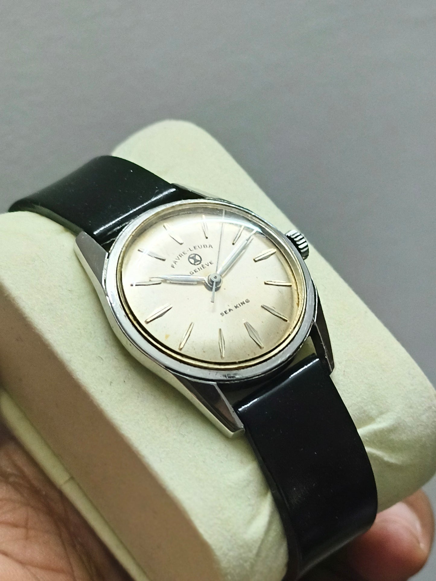 Favre Leuba Vintage Sea King Watch with Silver-toned Dial
