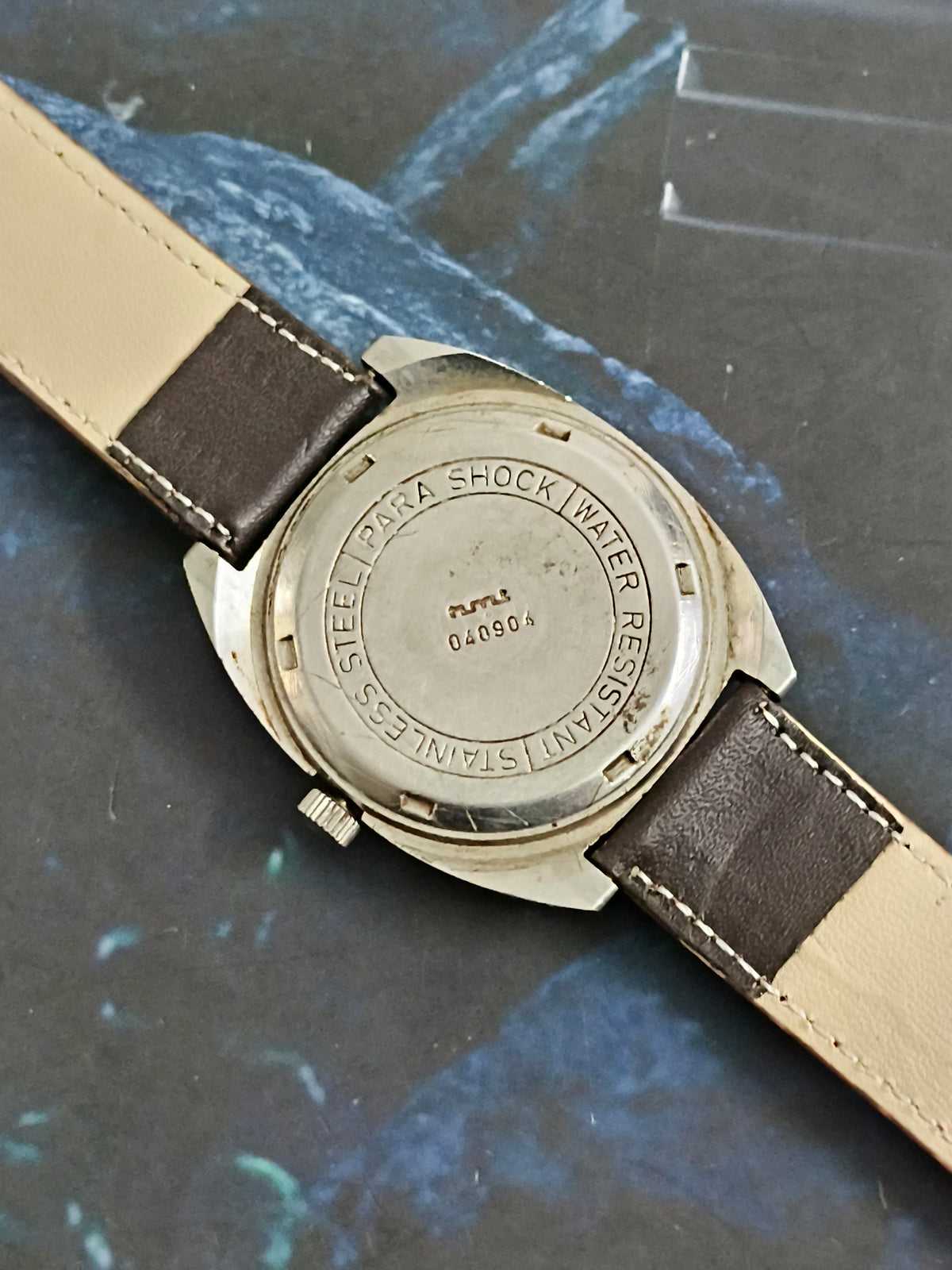 HMT Avinash Hand-wound Vintage Watch with a Silver-toned Dial and Black Breguet Numerals