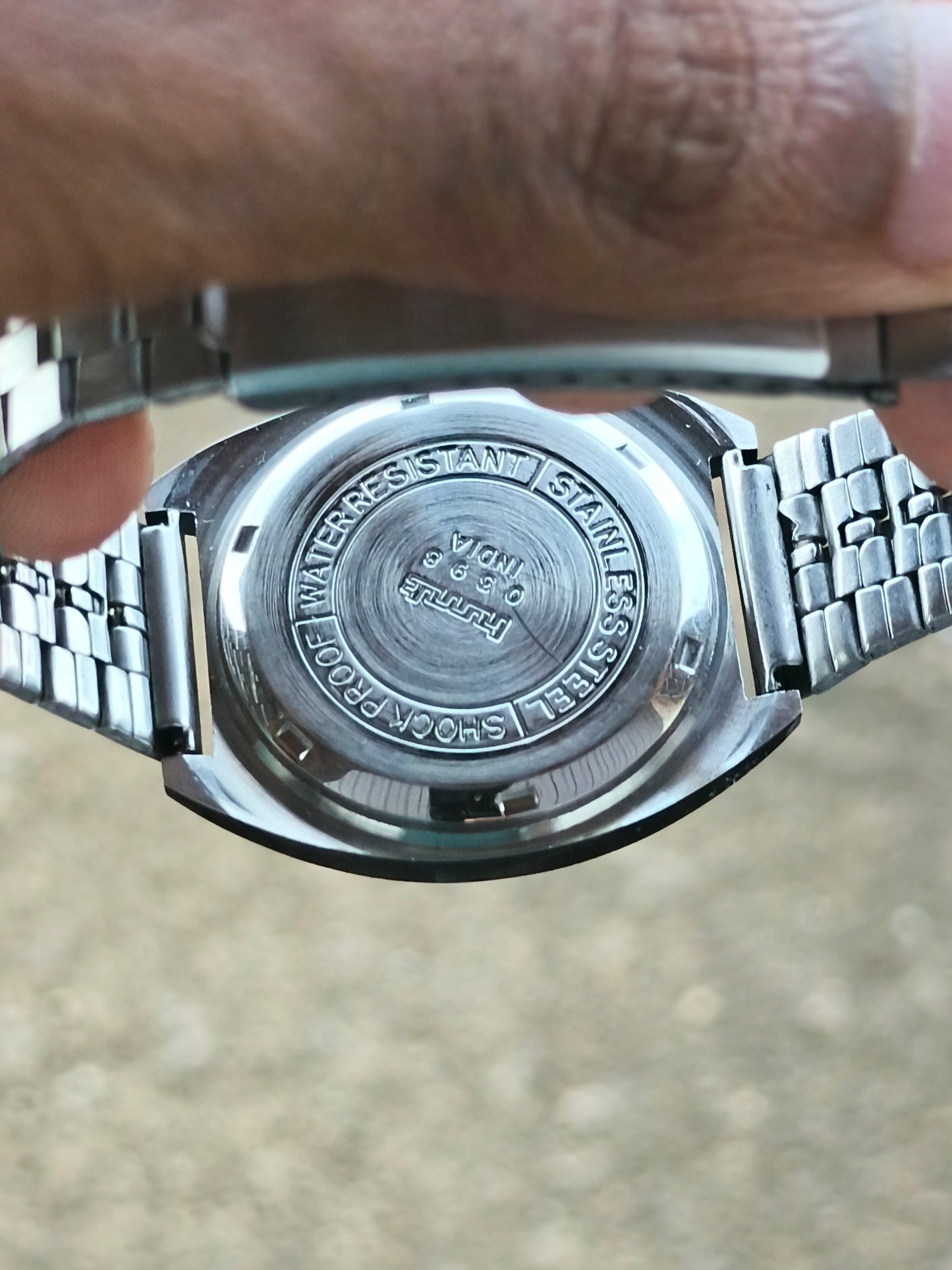 HMT Kohinoor Mechanical Watch with Champagne Colour Dial