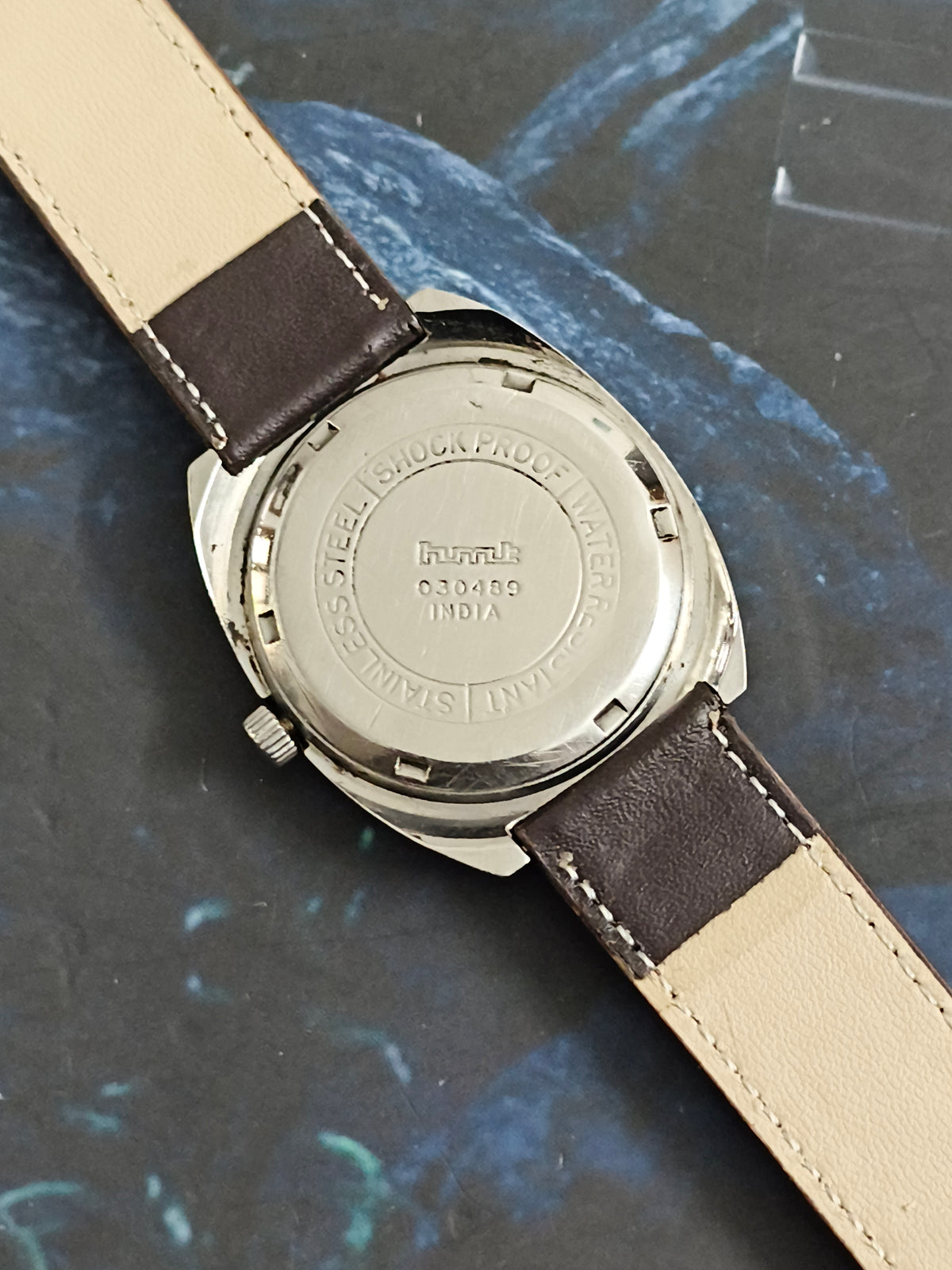 HMT Avinash Hand-wound Vintage Watch with a Rare Silver-toned Dial
