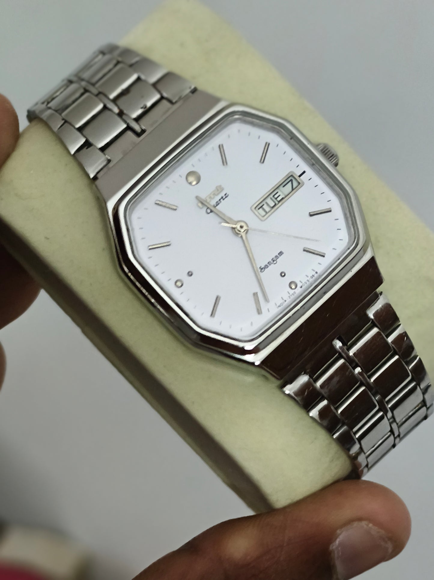 HMT Sangam Watch with White Dial