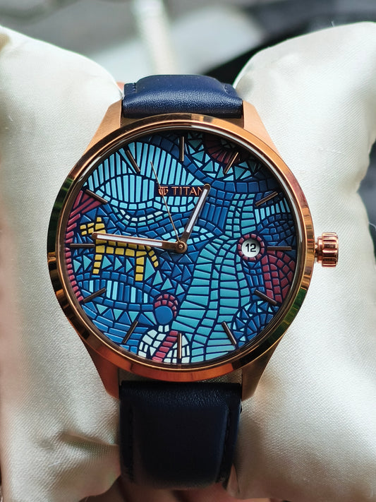 Titan special edition km gents analog quartz watch