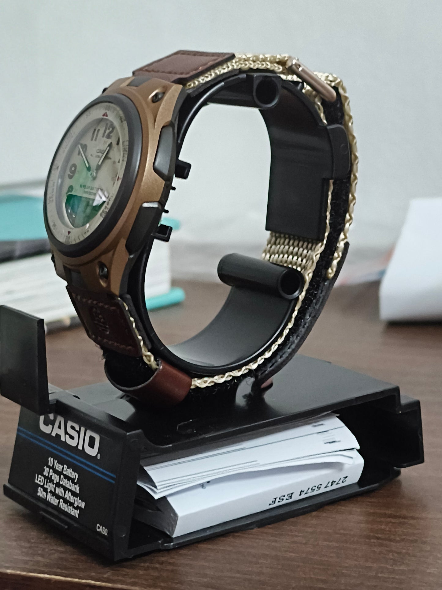 Casio Forester AW-80V-5BV Analog Digital Worldtime Databank Illuminator