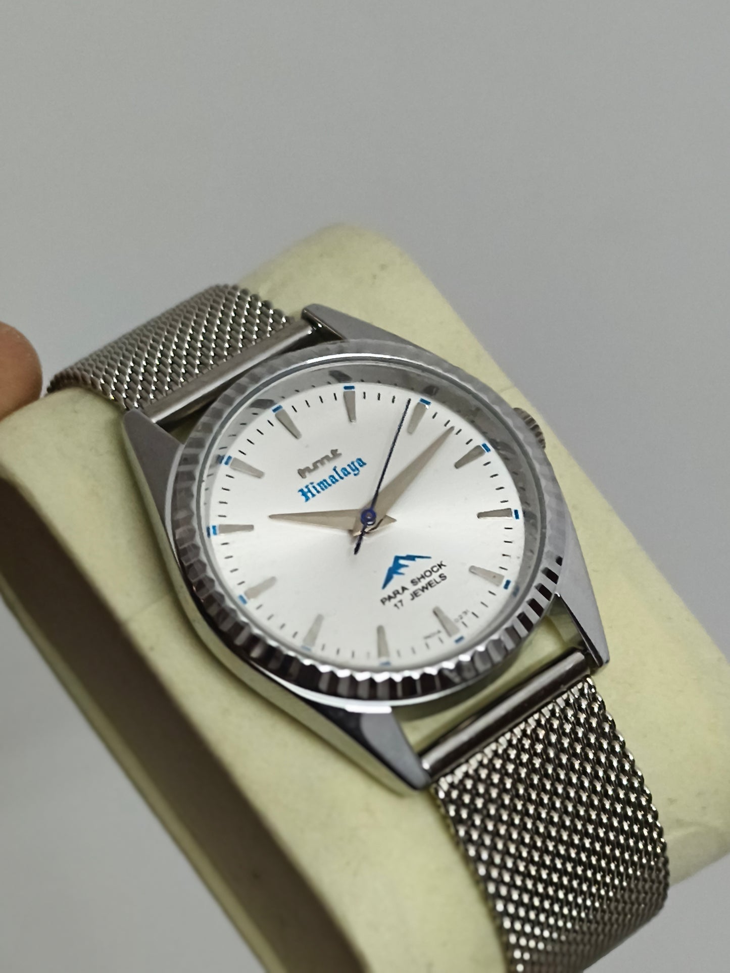 HMT Himalaya Mechanical Watch Mint Condition with Box and Papers