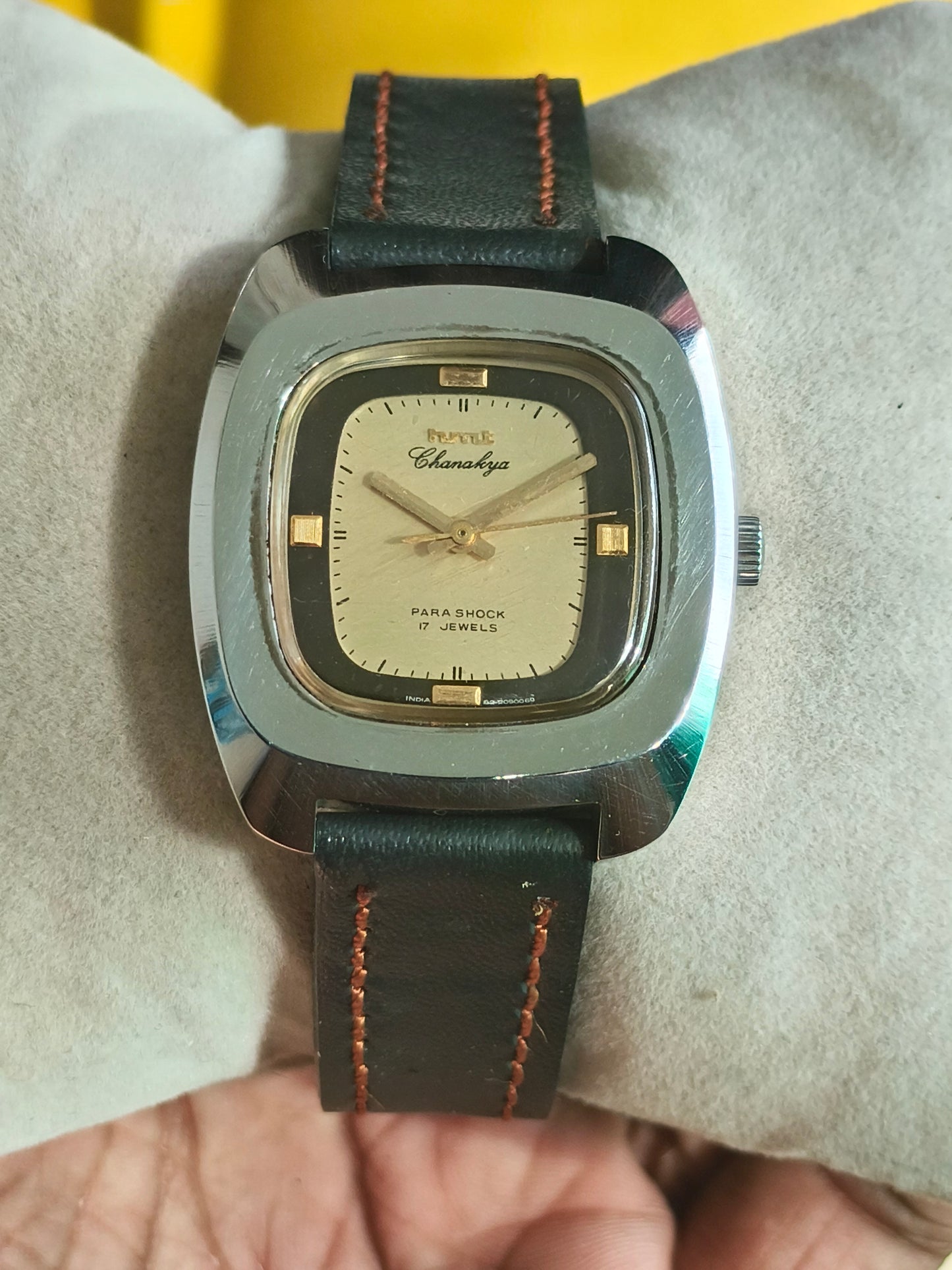 HMT chanakya vintage mechanical hand wound watch