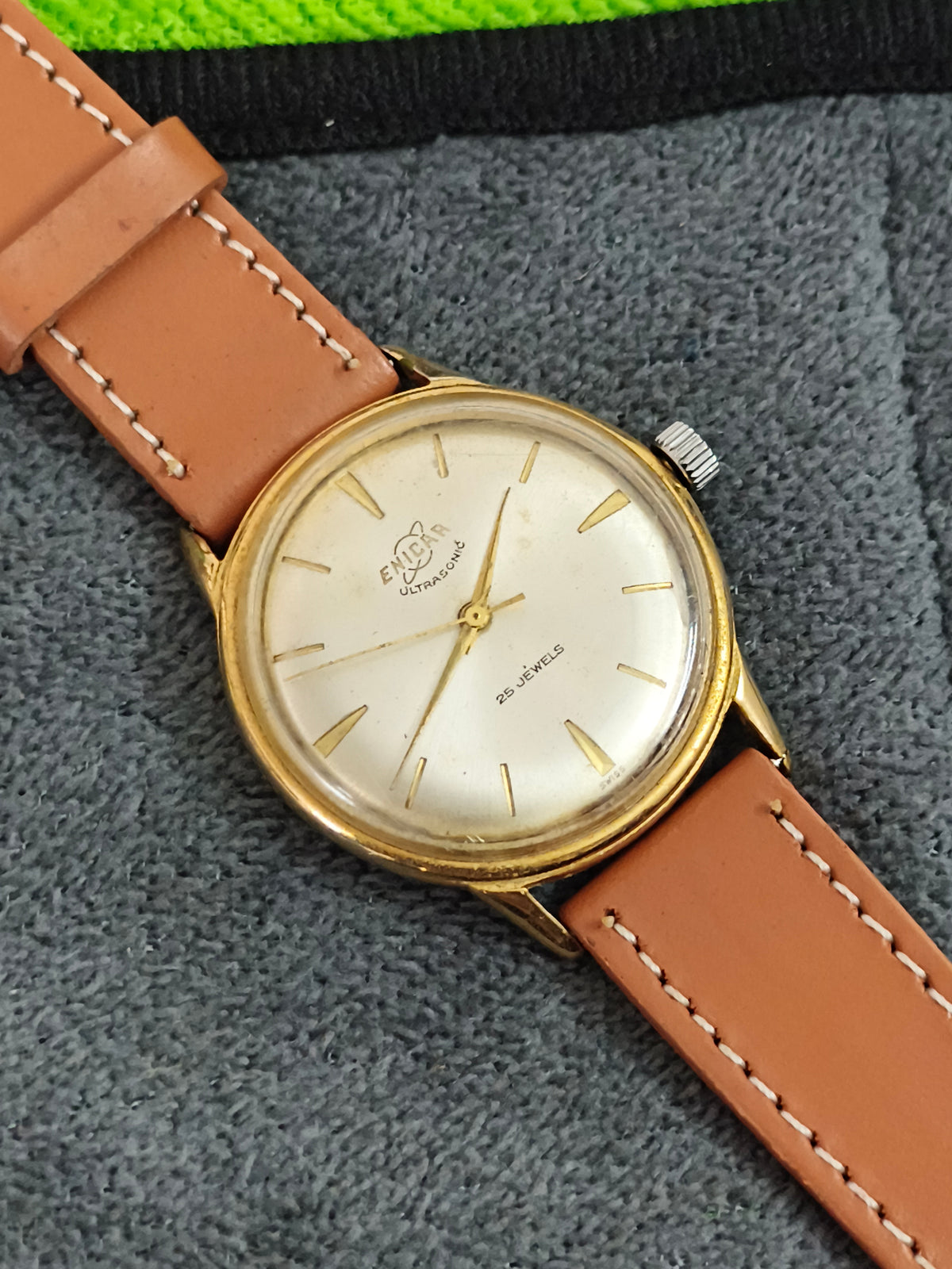 Enicar Vintage Ultrasonic Manual Winding Watch