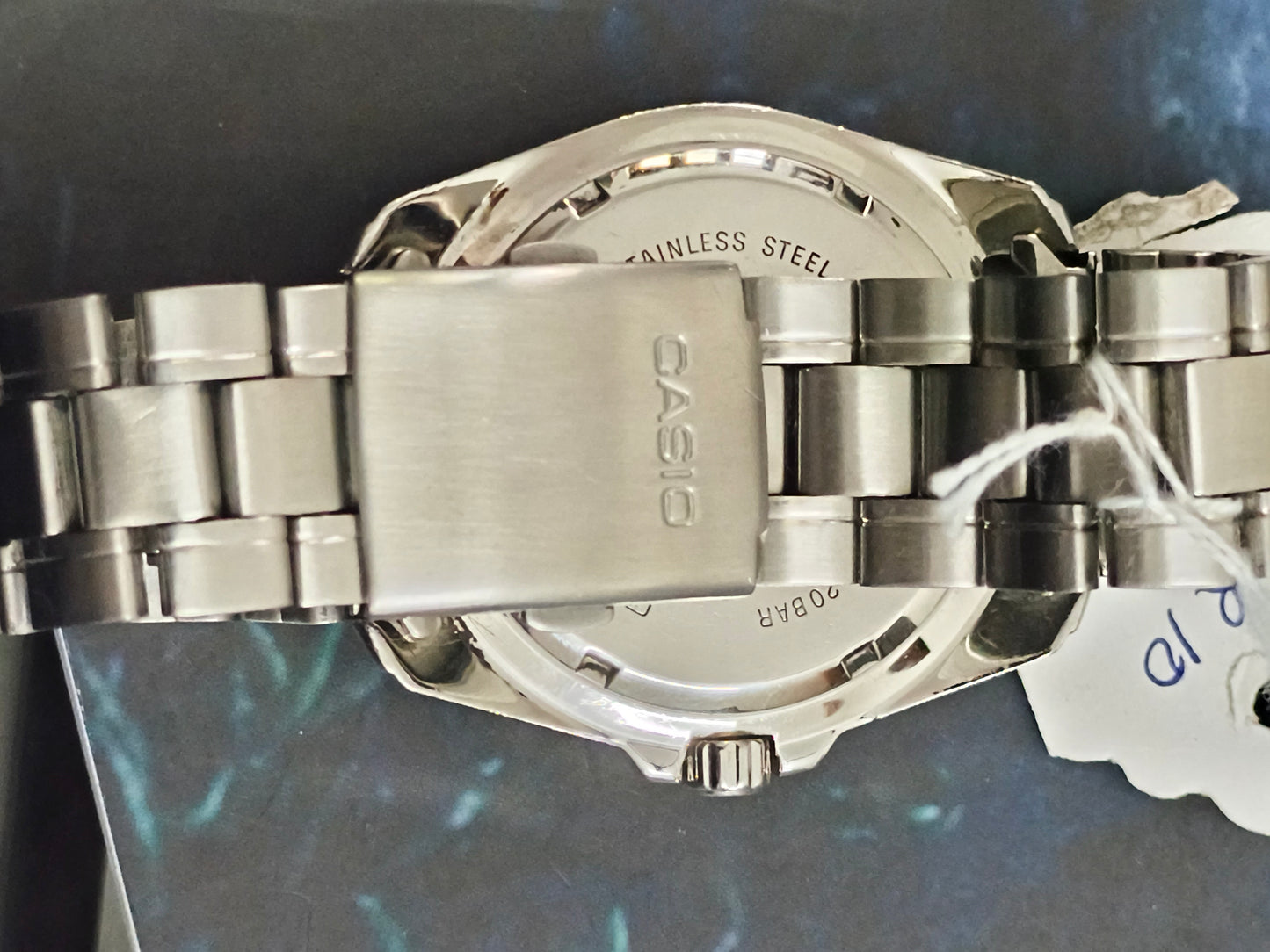 Casio MDV-103 “Marlin” Day Date Watch with a Blue Dial