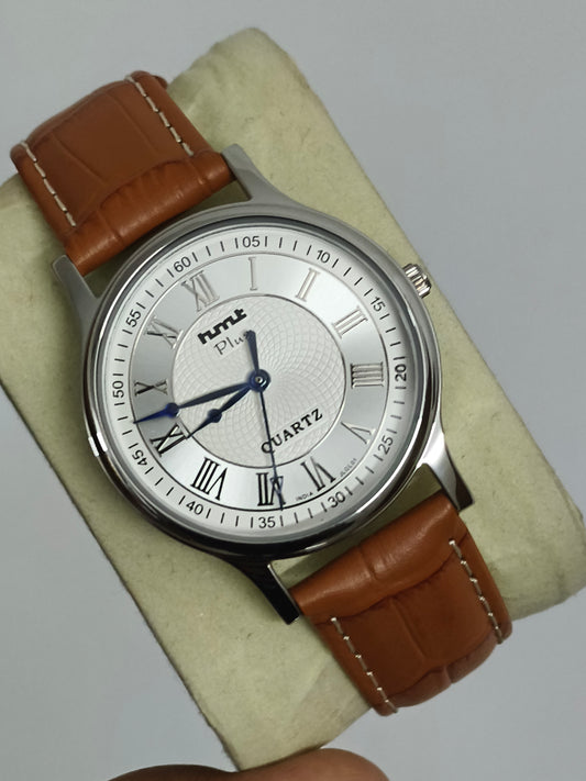 HMT Plus Quartz 36mm Watch with Roman Numerals