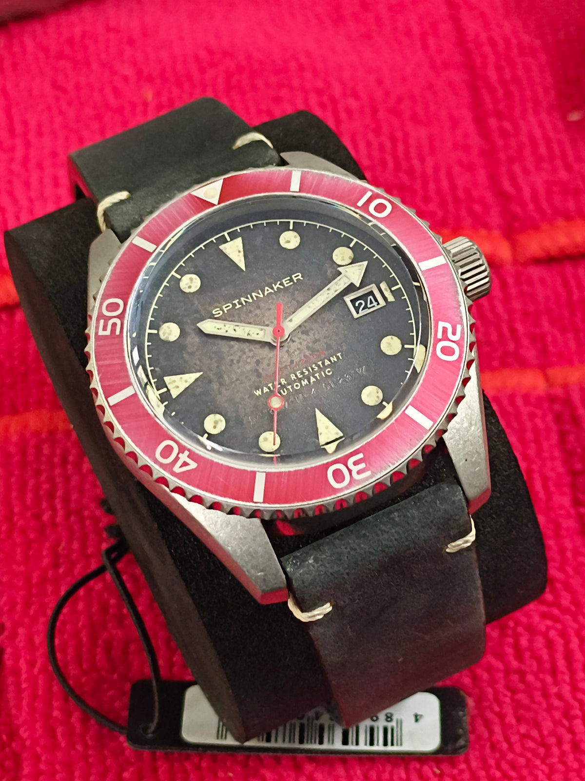 Spinnaker Wreck Automatic Diving Watch with a Distressed Finish