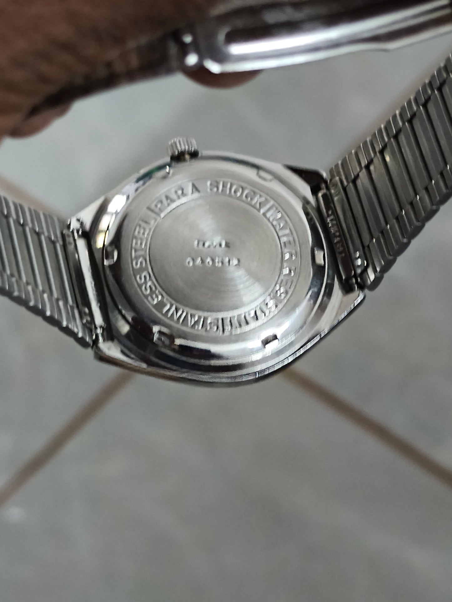 HMT Uttam Mechanical Watch with Gold-toned Dial