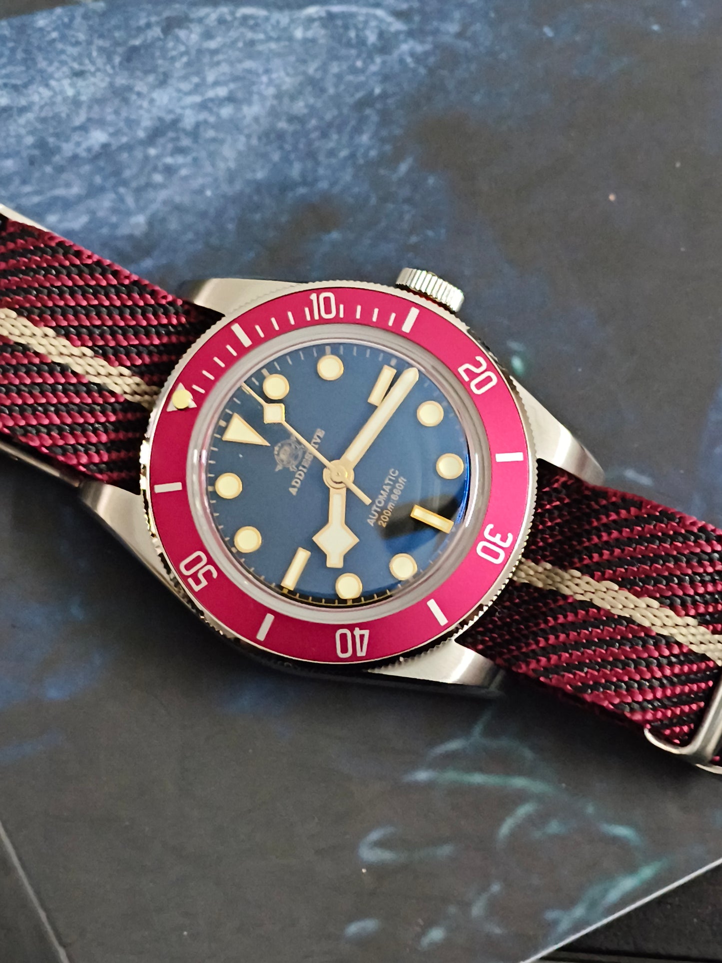 Addiesdive Automatic Three Hands BB58 Tribute, Brand New In Box