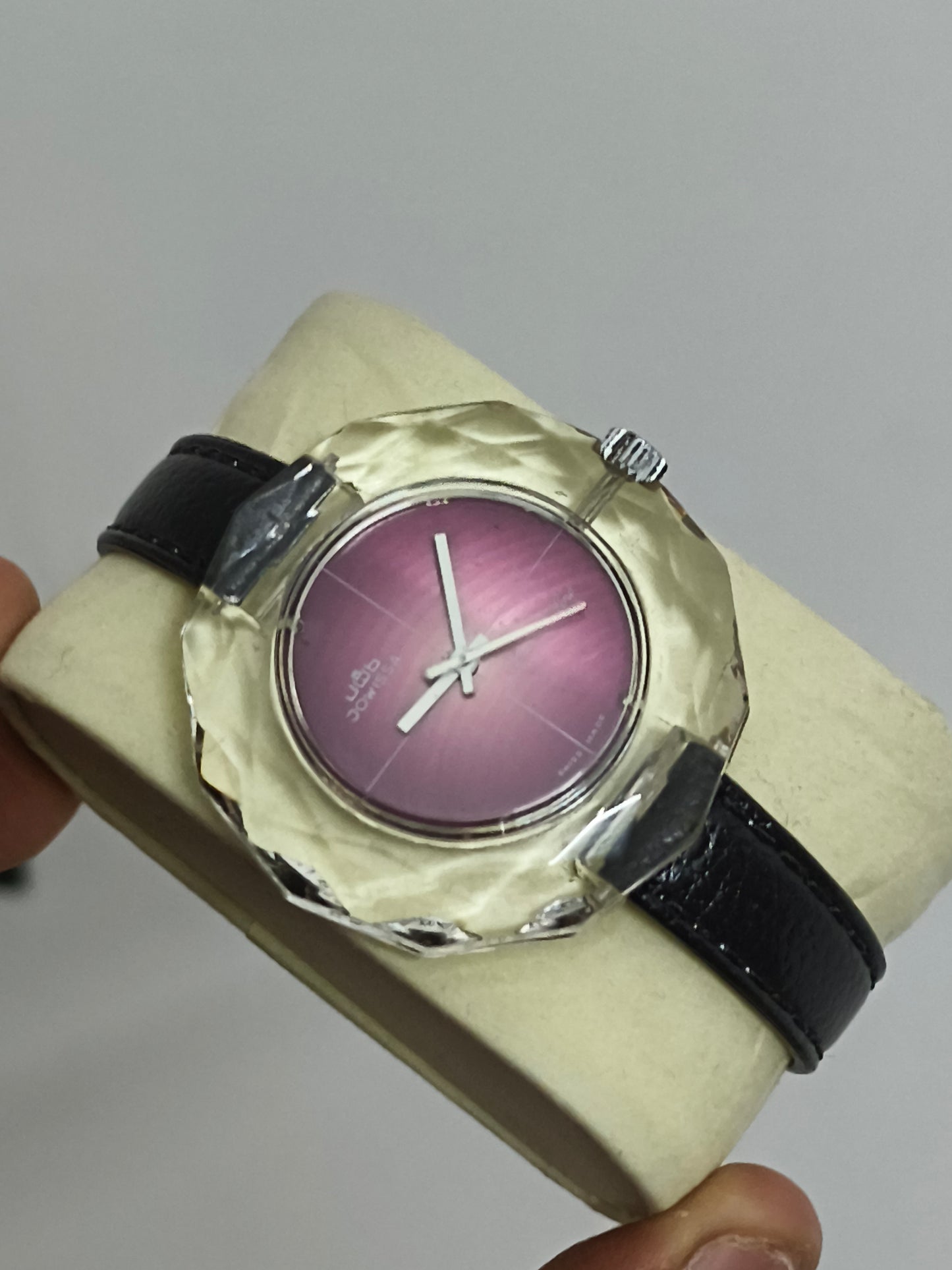 Jowissa Swiss Manual-winding Ladies’ Watch with Transparent Glass Case
