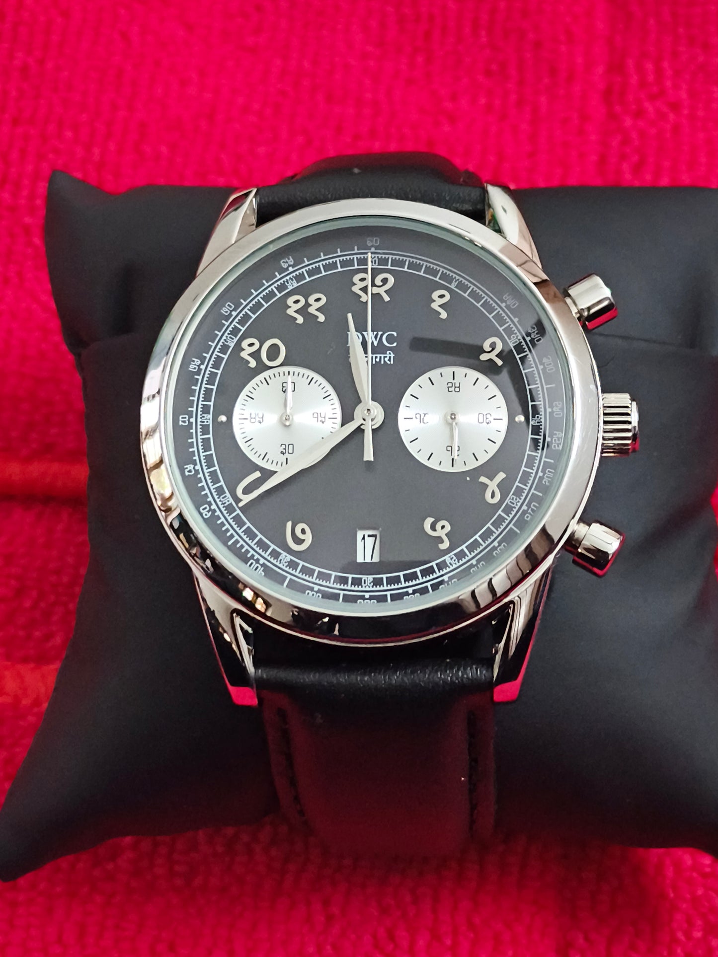 DWC Devanagari Chronograph 43mm, NOS/Mint Condition